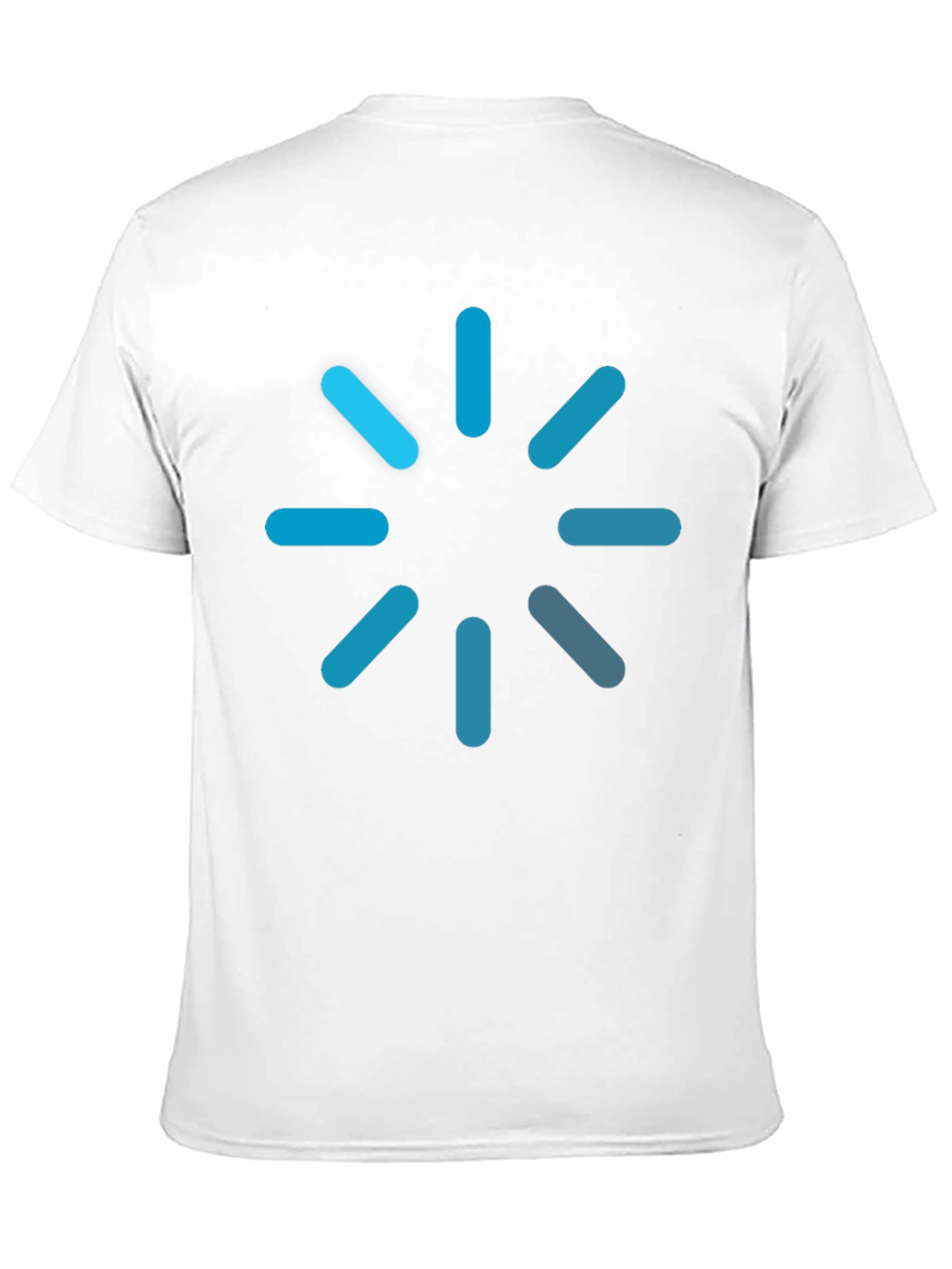 Loading Icon Graphic Tee - Black Cotton Blend T-Shirt