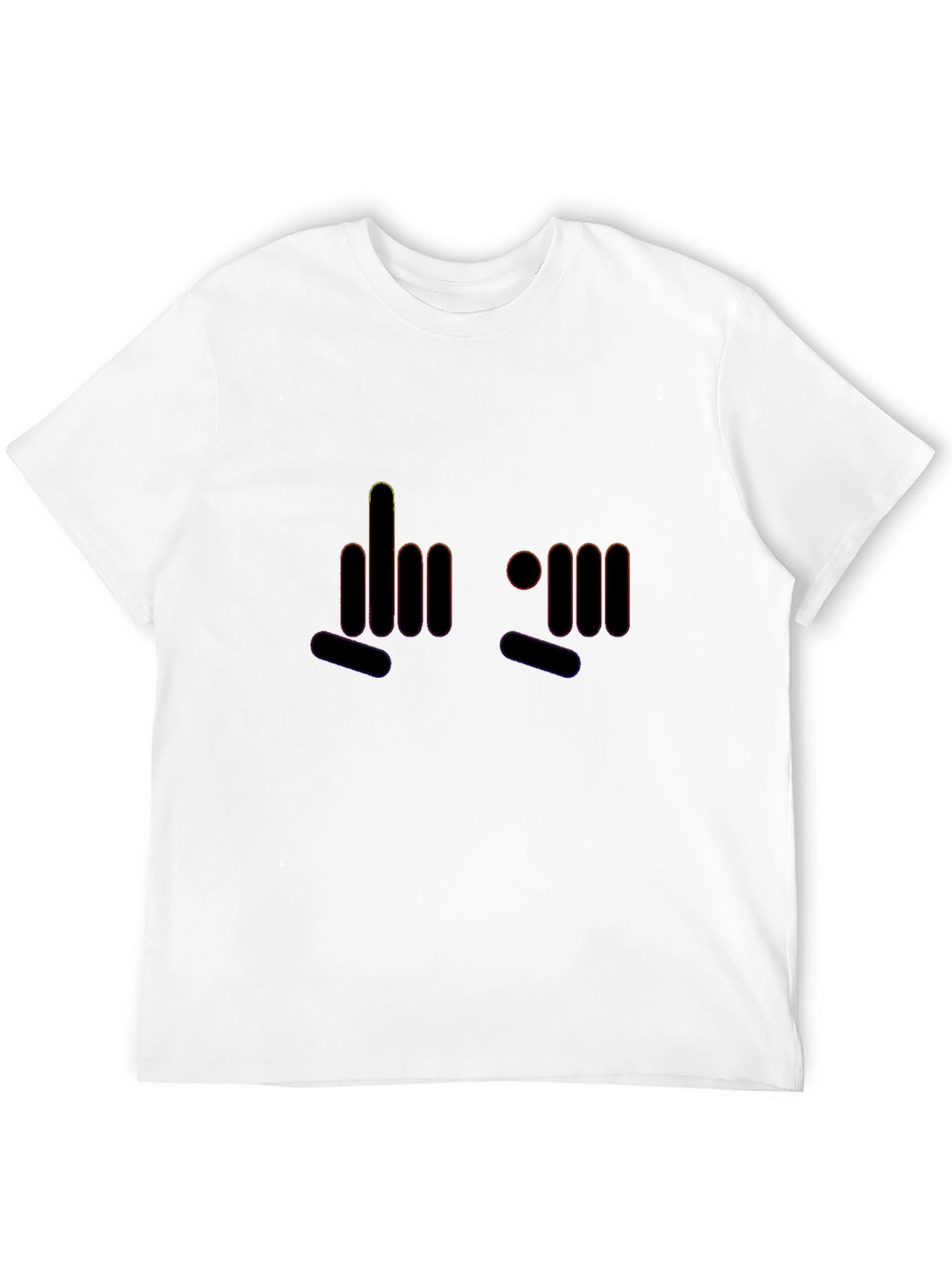 Bold Graphic Tee: Silent Message T-Shirt