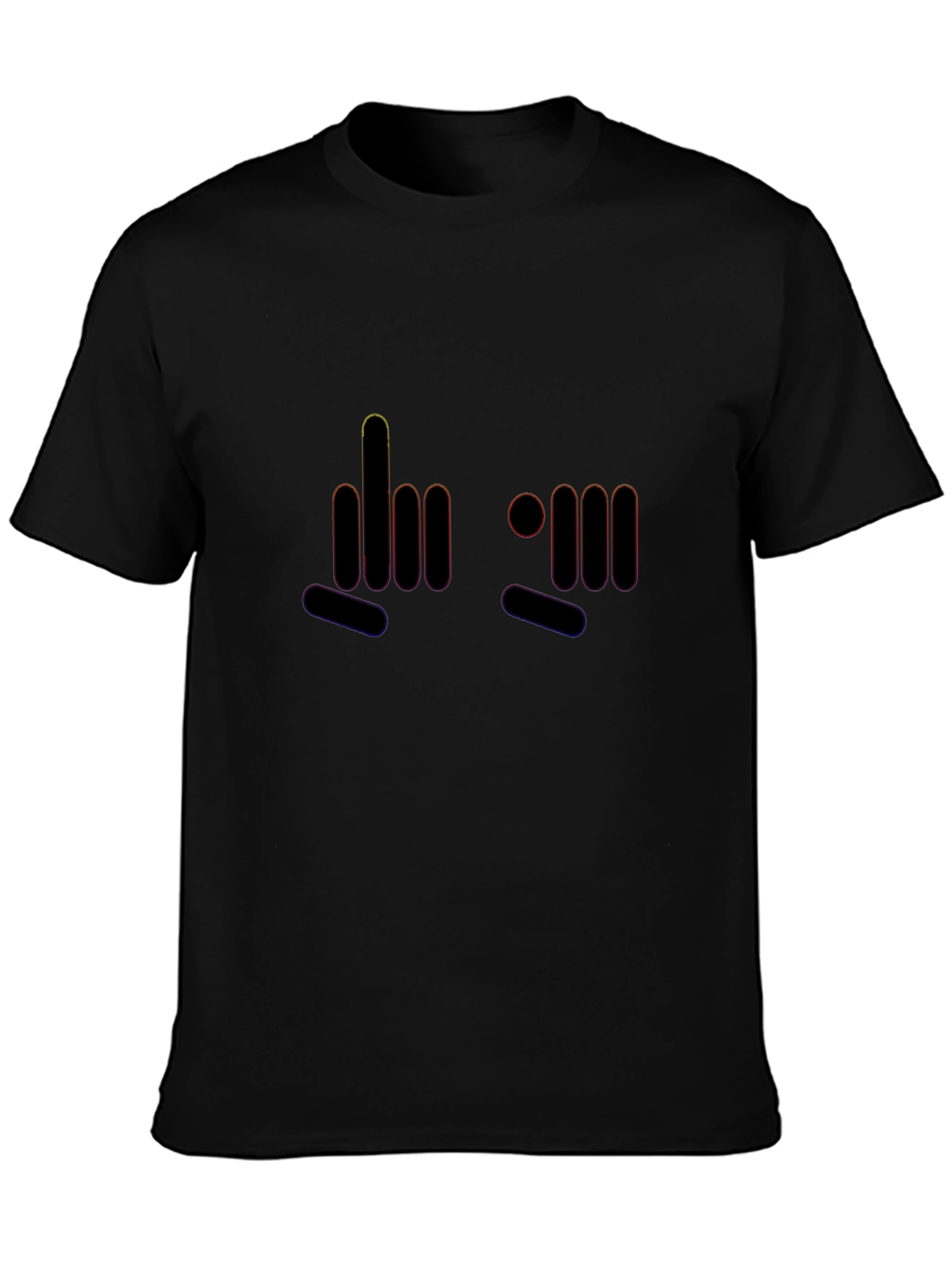 Bold Graphic Tee: Silent Message T-Shirt
