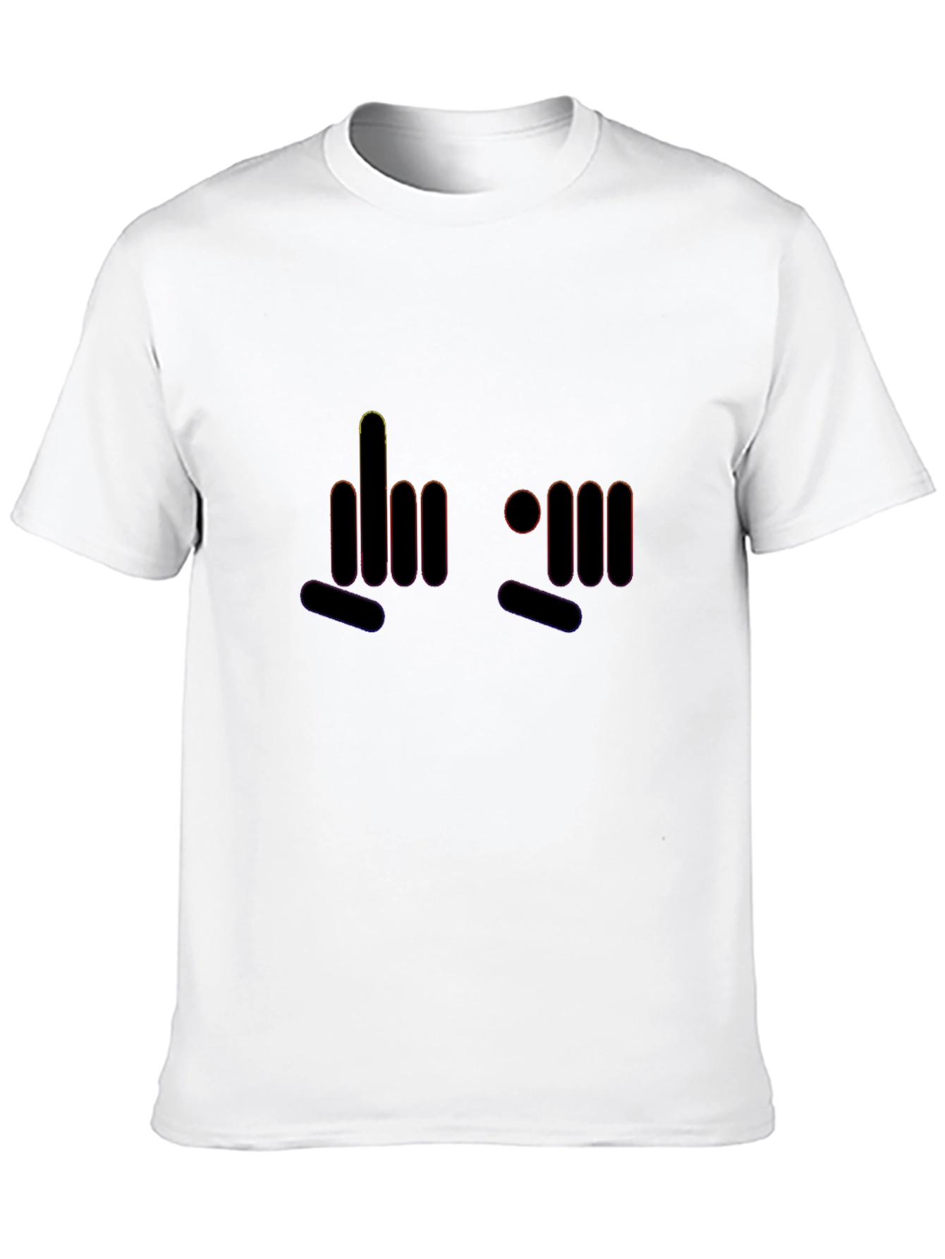 Bold Graphic Tee: Silent Message T-Shirt