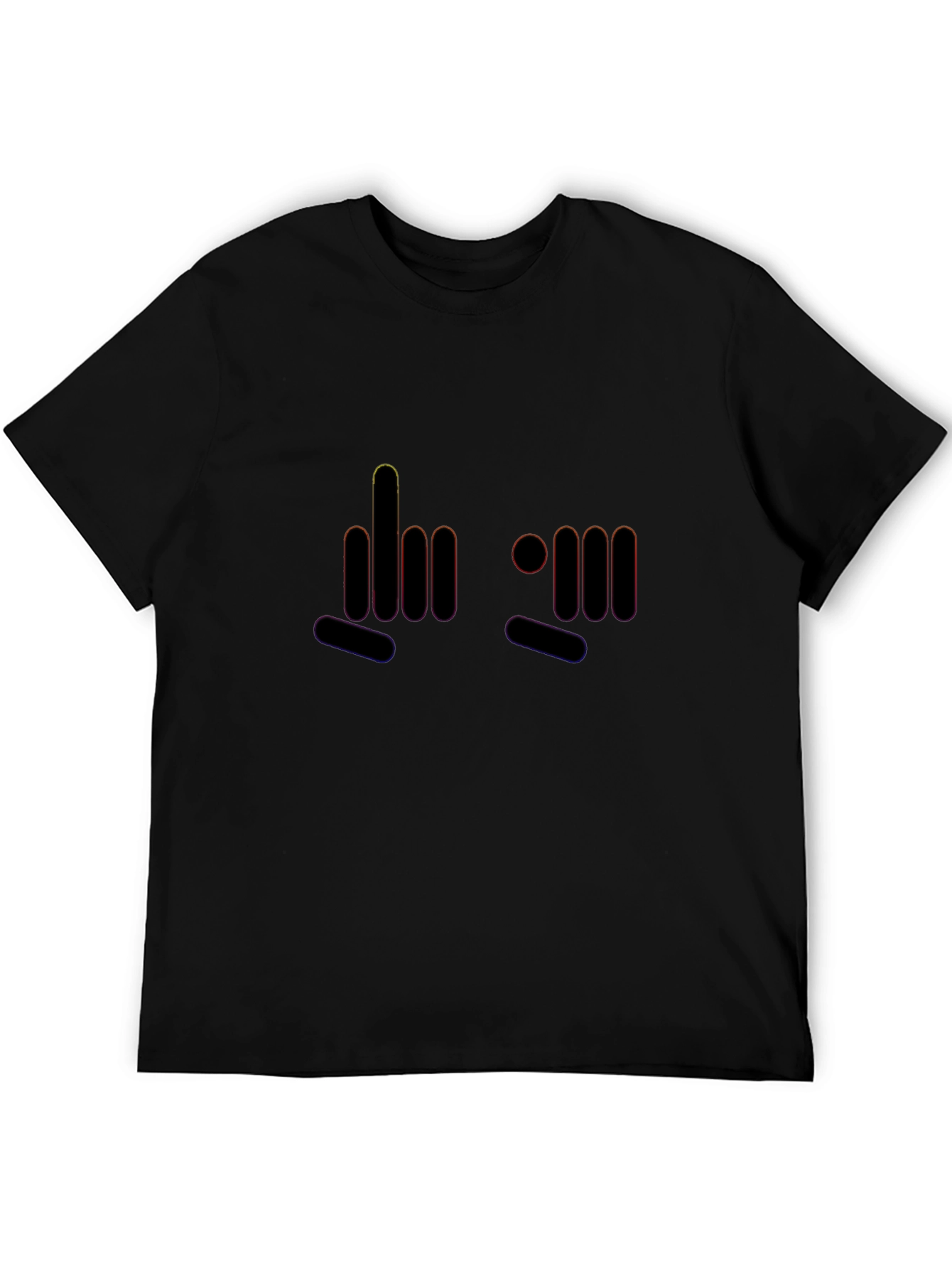 Bold Graphic Tee: Silent Message T-Shirt