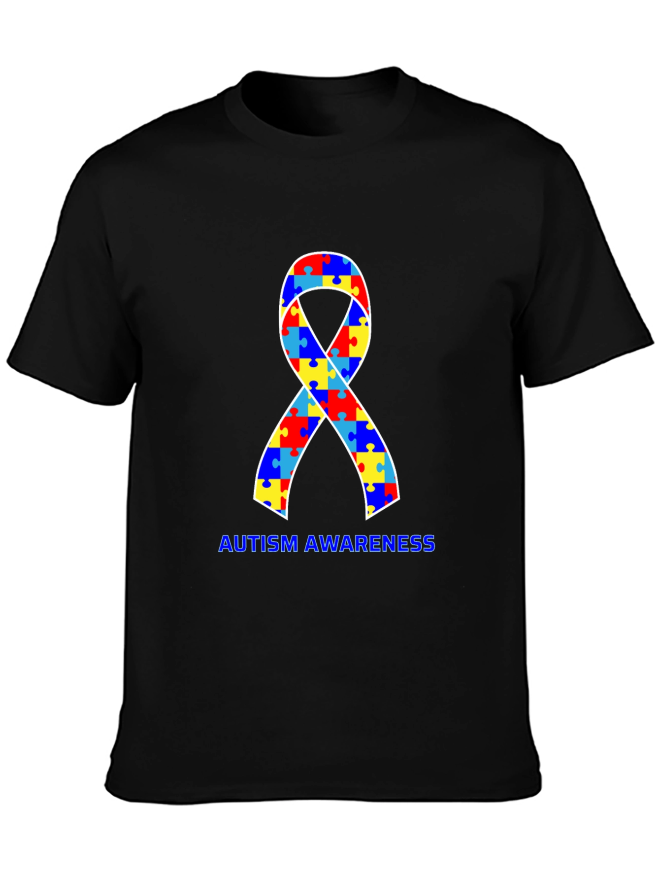 Autism Awareness Ribbon Tee - Show Your Support!