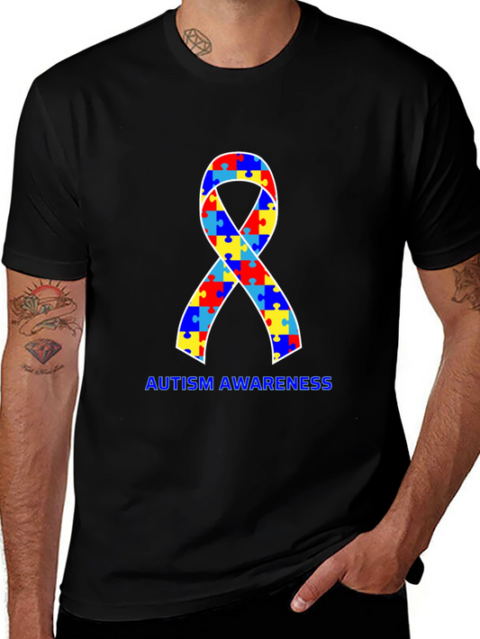 Autism Awareness Ribbon Tee - Show Your Support!