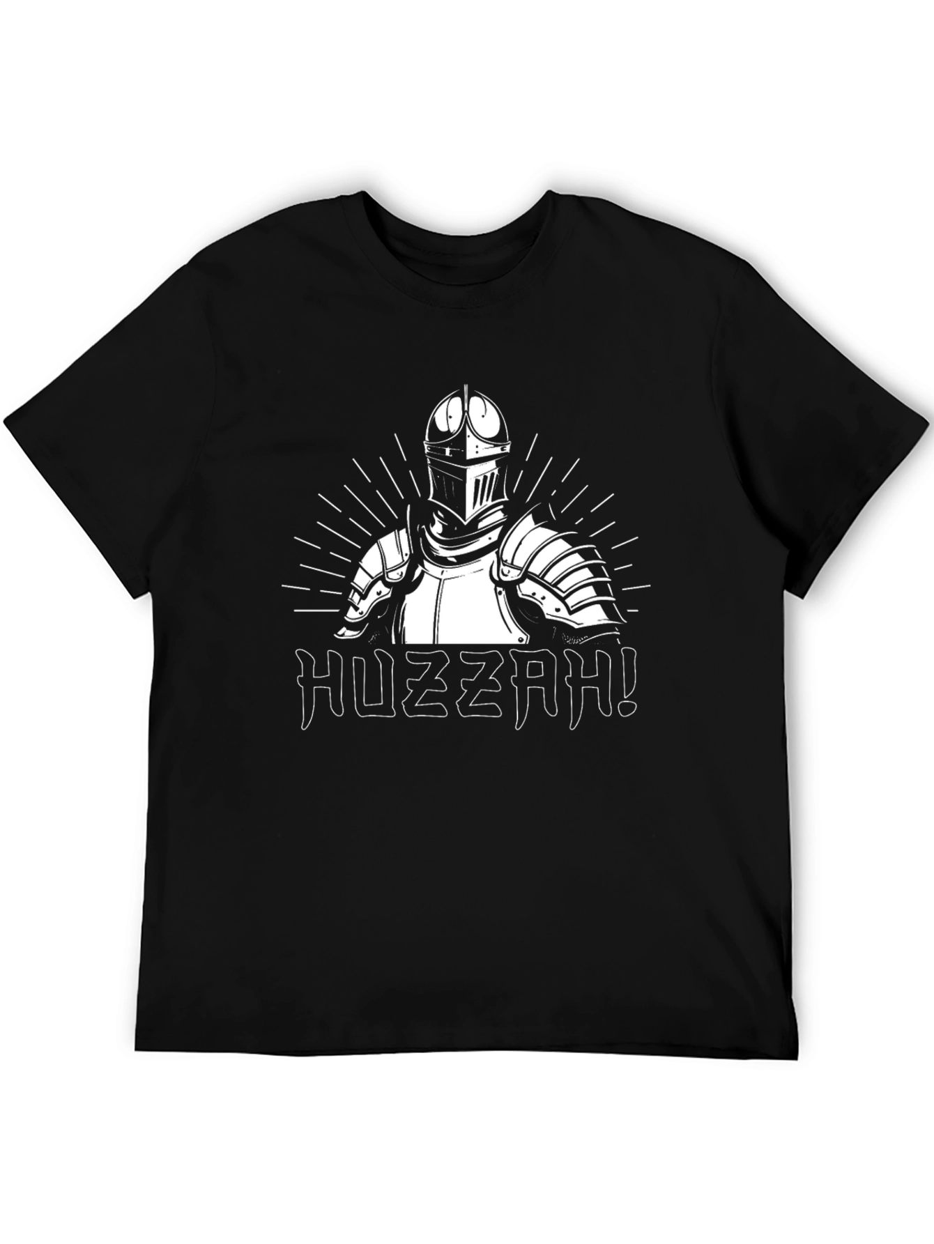 Huzzah Knight T-Shirt - Black