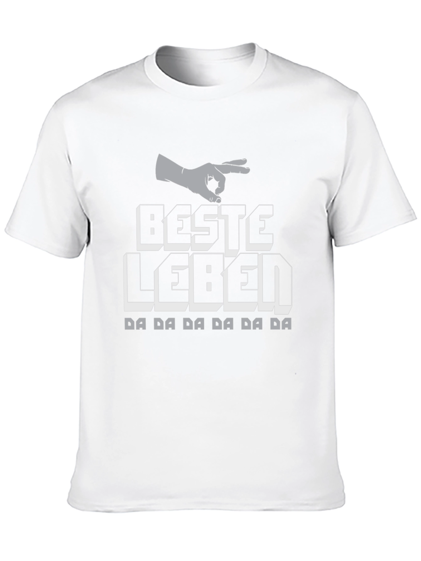 Beste Leben Graphic Tee - OK Sign Black T-Shirt