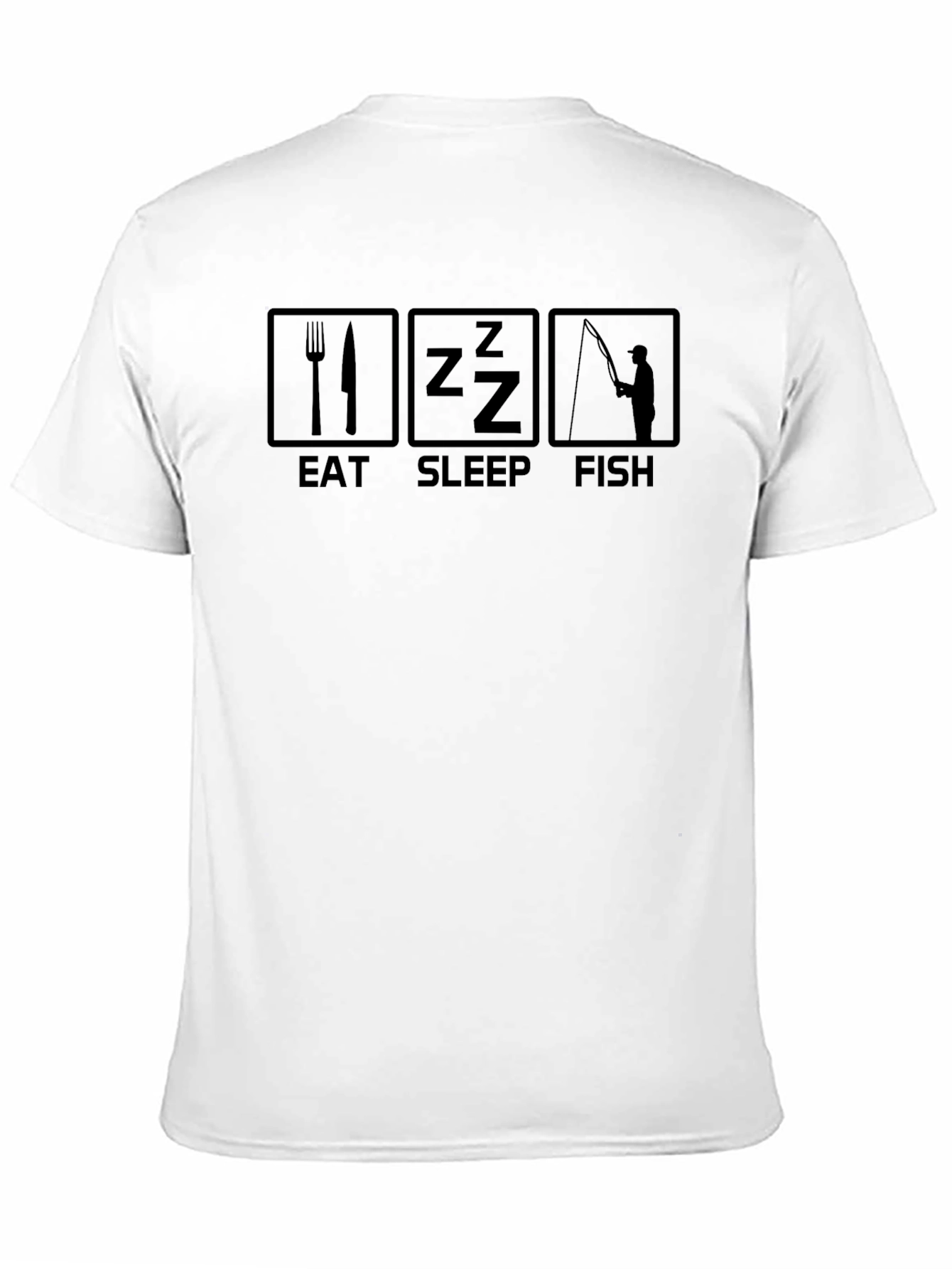 Eat Sleep Fish T-Shirt - Fishing Hobby Apparel
