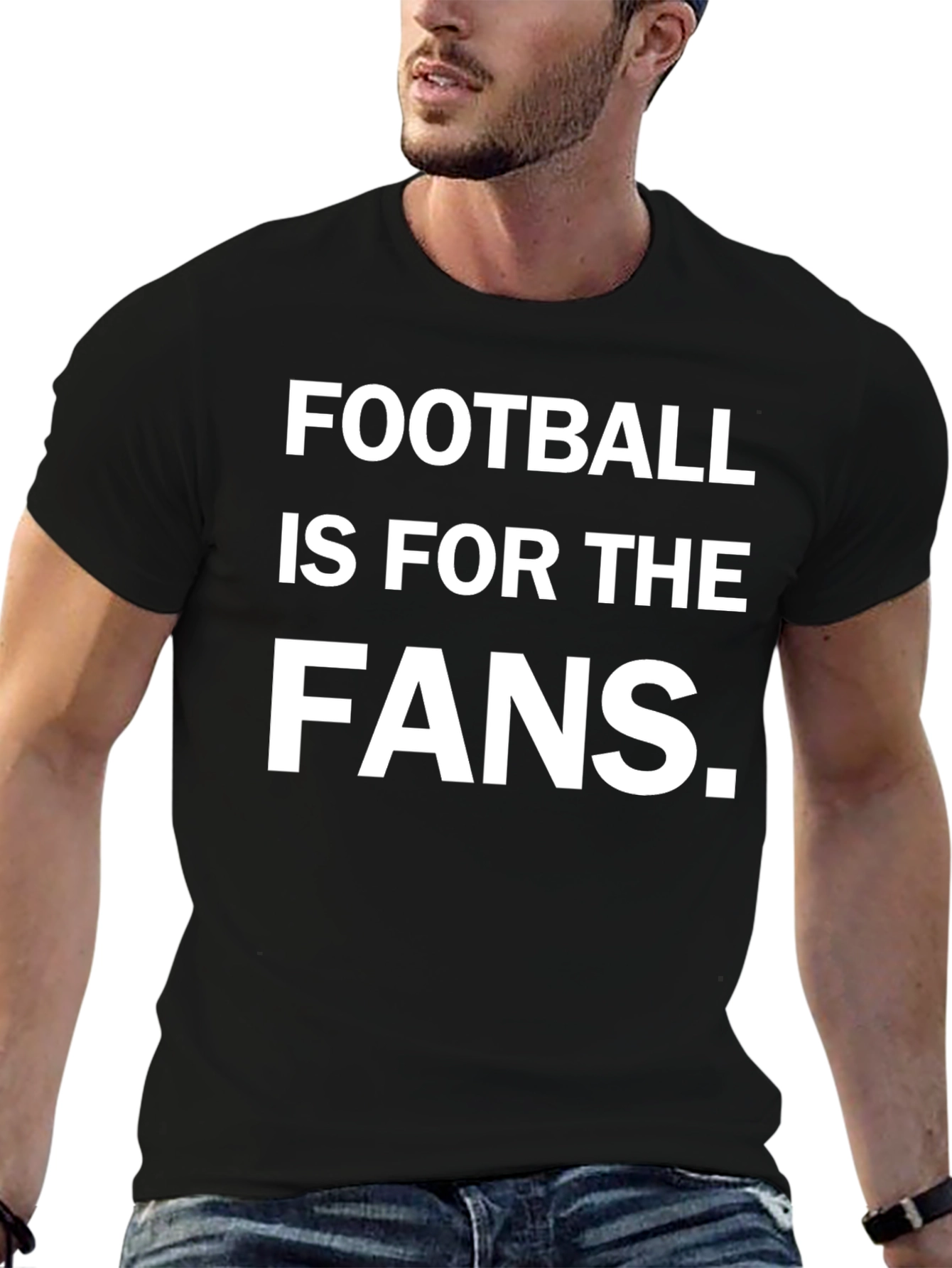Football Is For The Fans Graphic Tee
