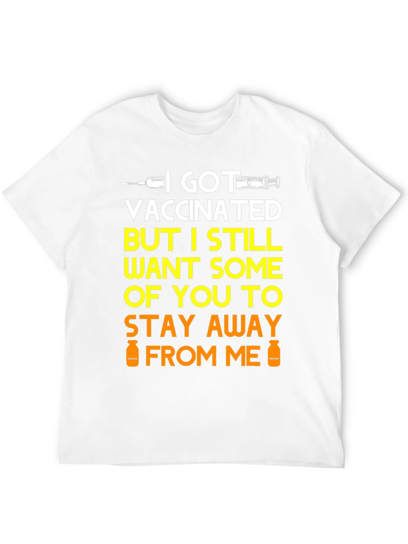 I Got Vaccinated Funny Graphic Tee