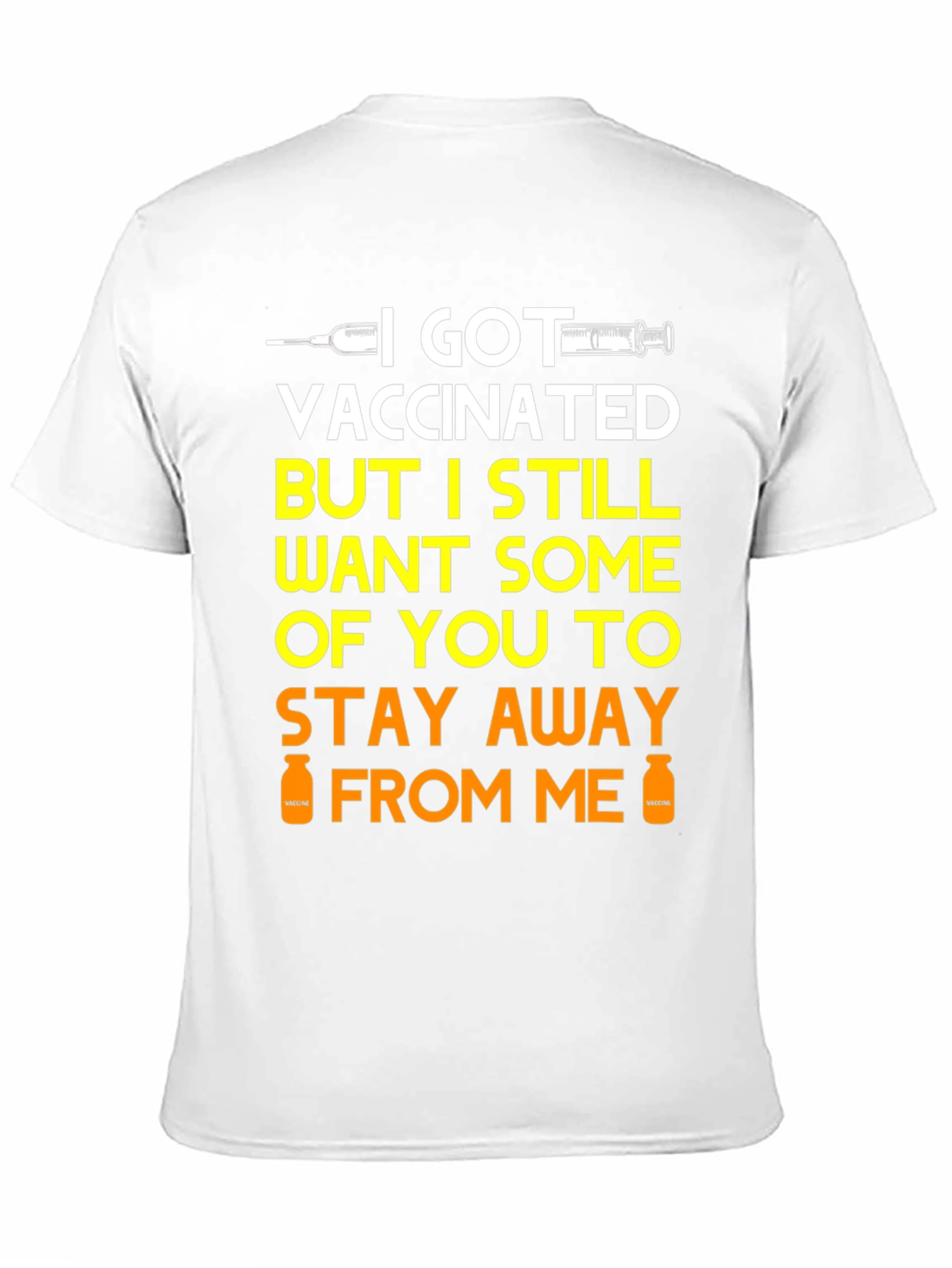 I Got Vaccinated Funny Graphic Tee