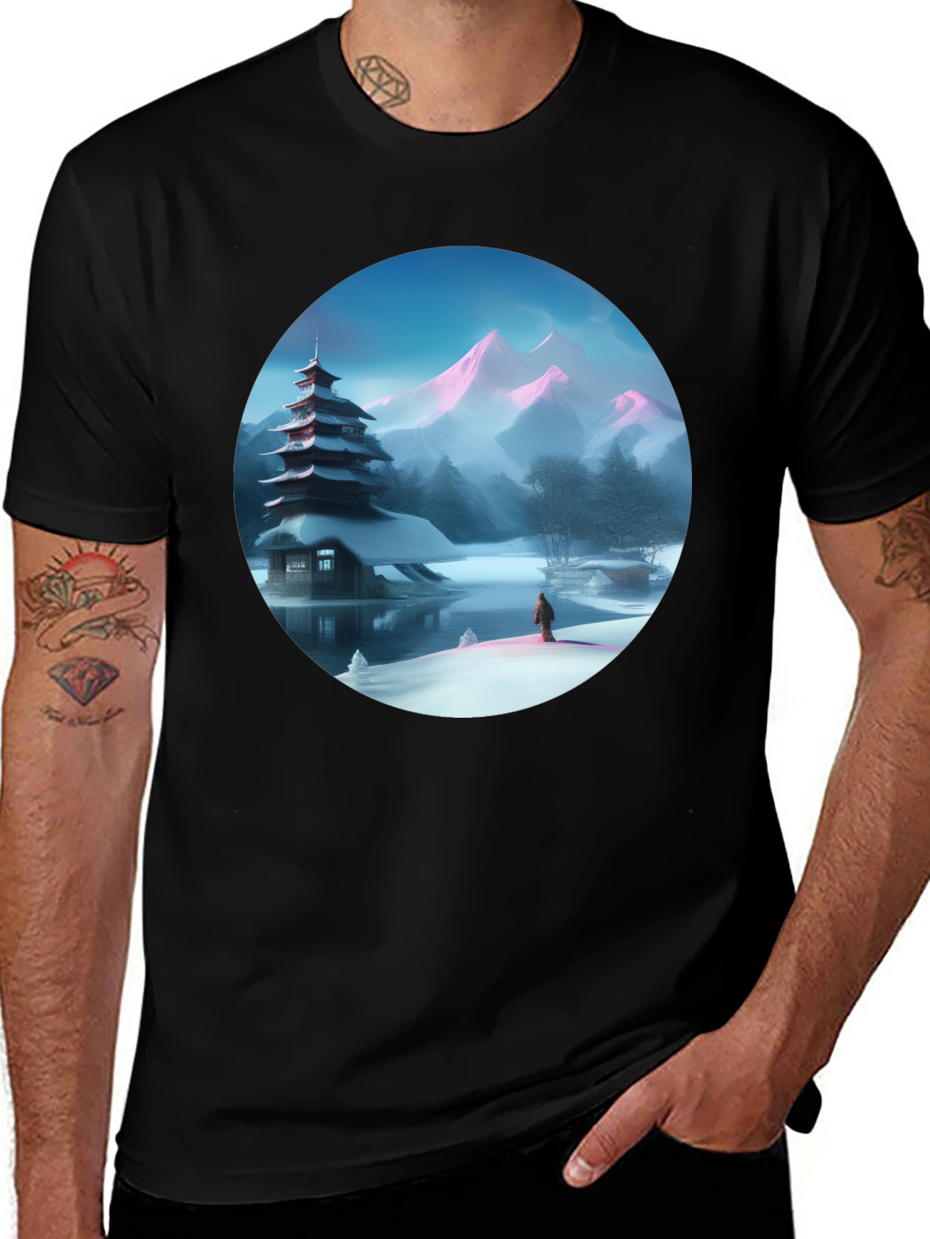 Winter Pagoda T-Shirt