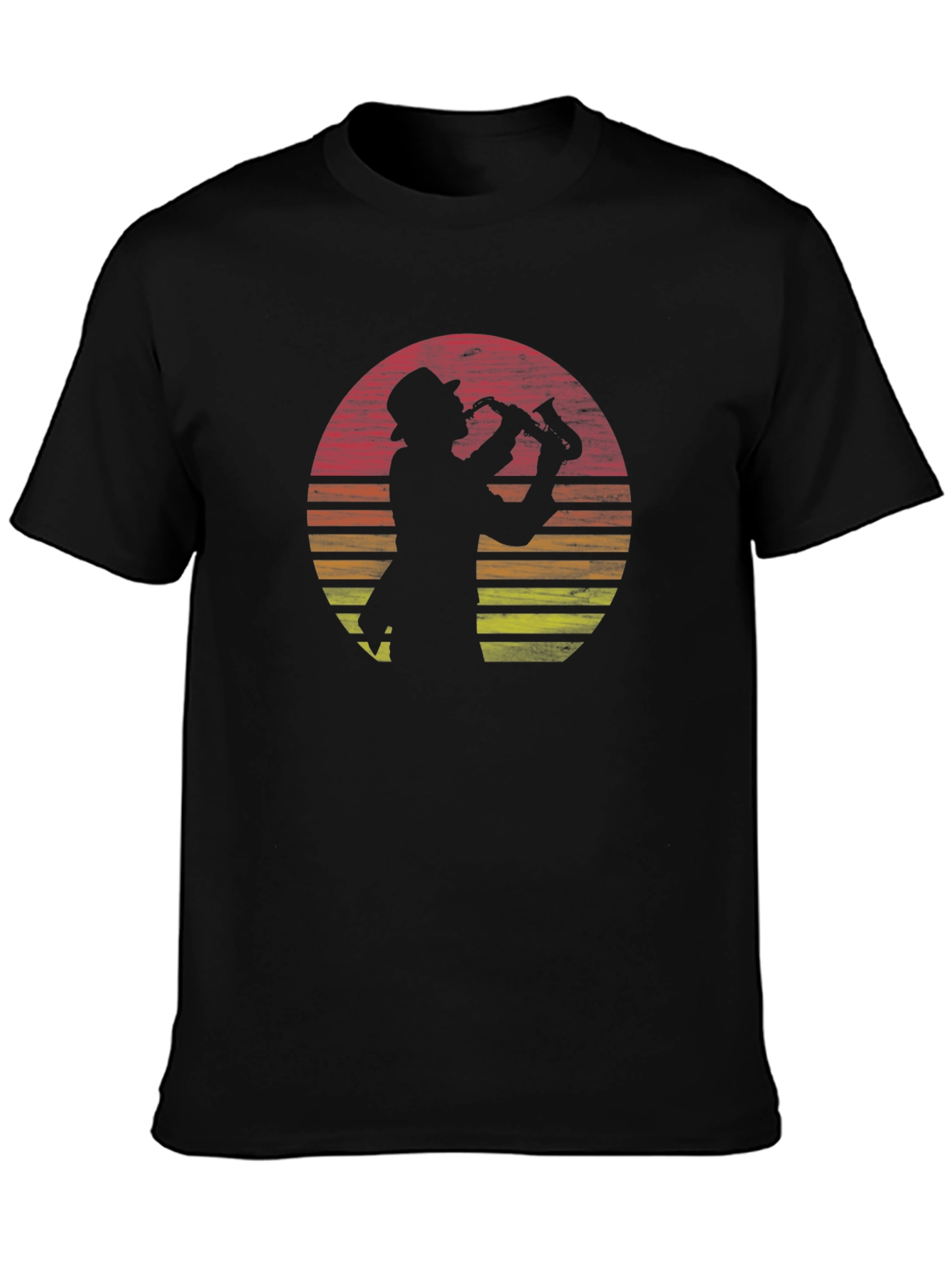 Sax Man Sunset Graphic Tee