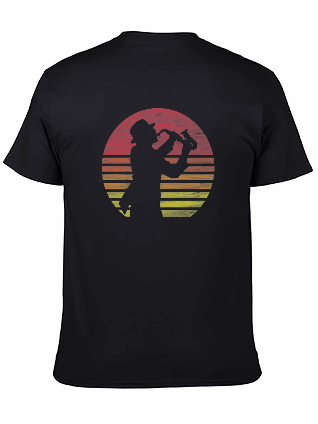 Sax Man Sunset Graphic Tee