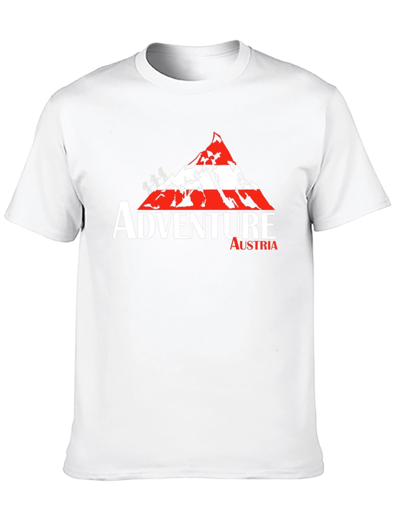Adventure Austria Graphic Tee | Black Cotton T-Shirt