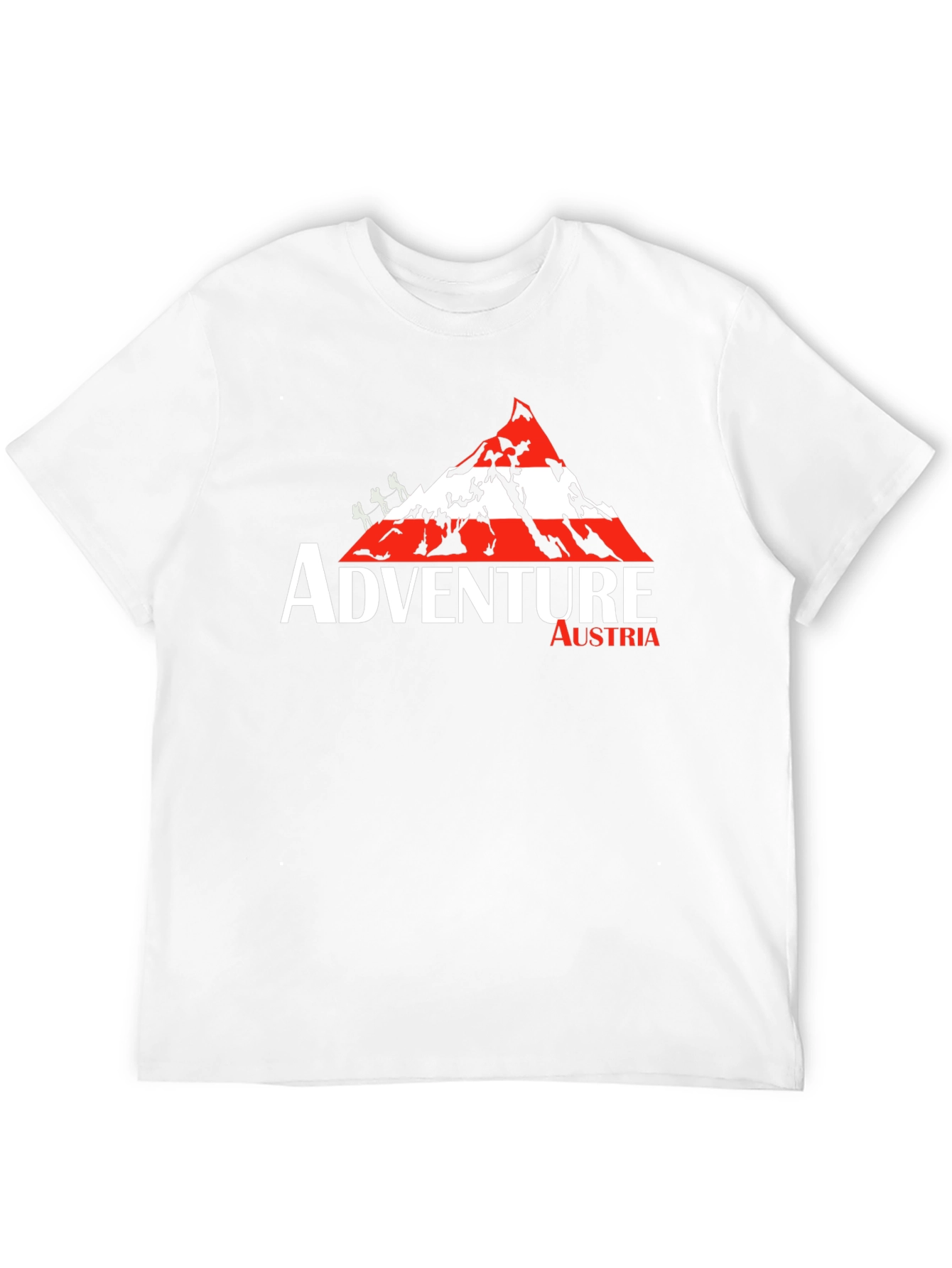 Adventure Austria Graphic Tee | Black Cotton T-Shirt