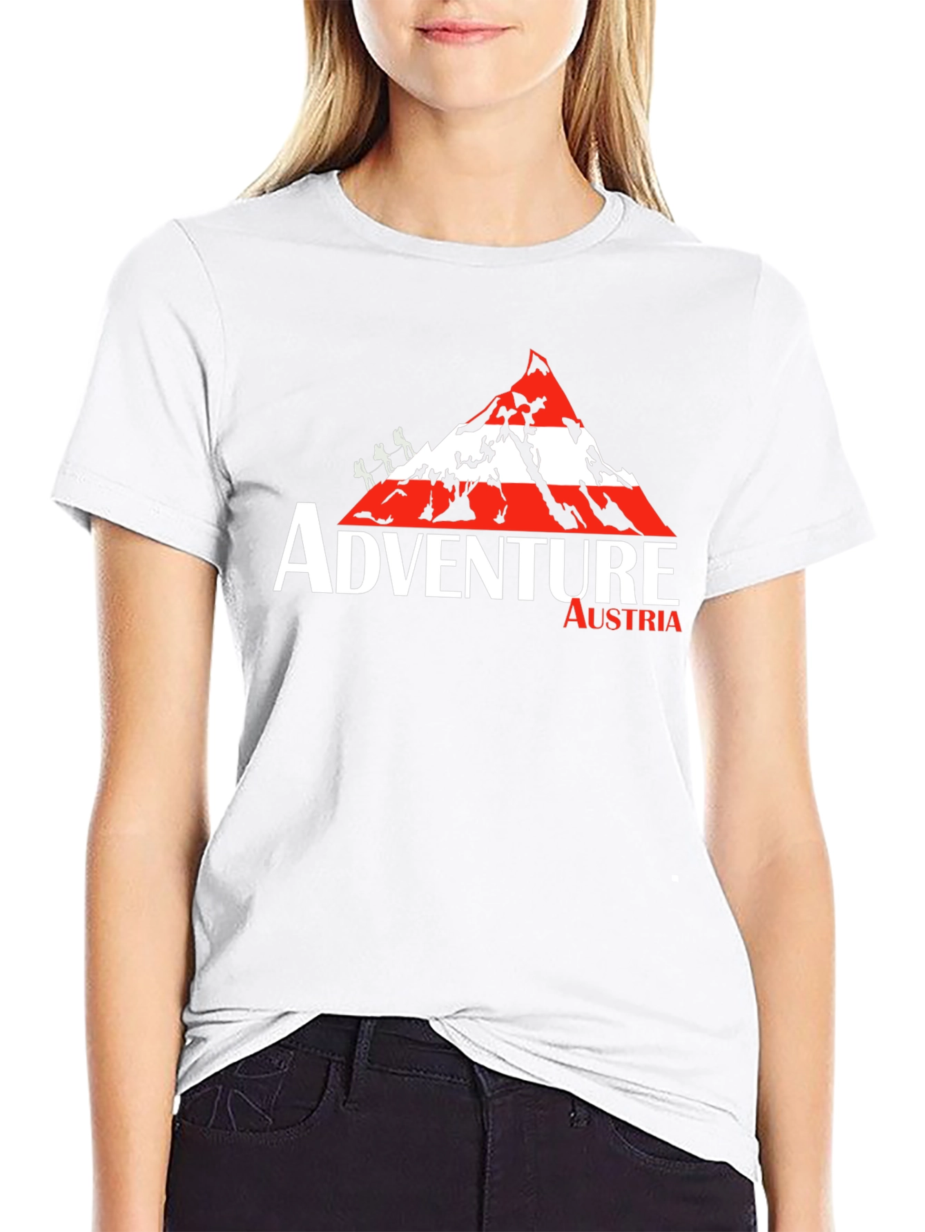 Adventure Austria Graphic Tee | Black Cotton T-Shirt