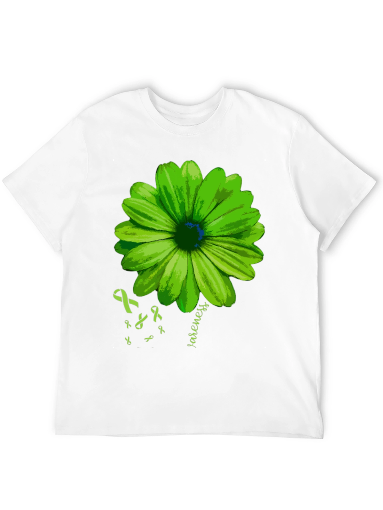 Green Flower Mental Health Awareness T-Shirt