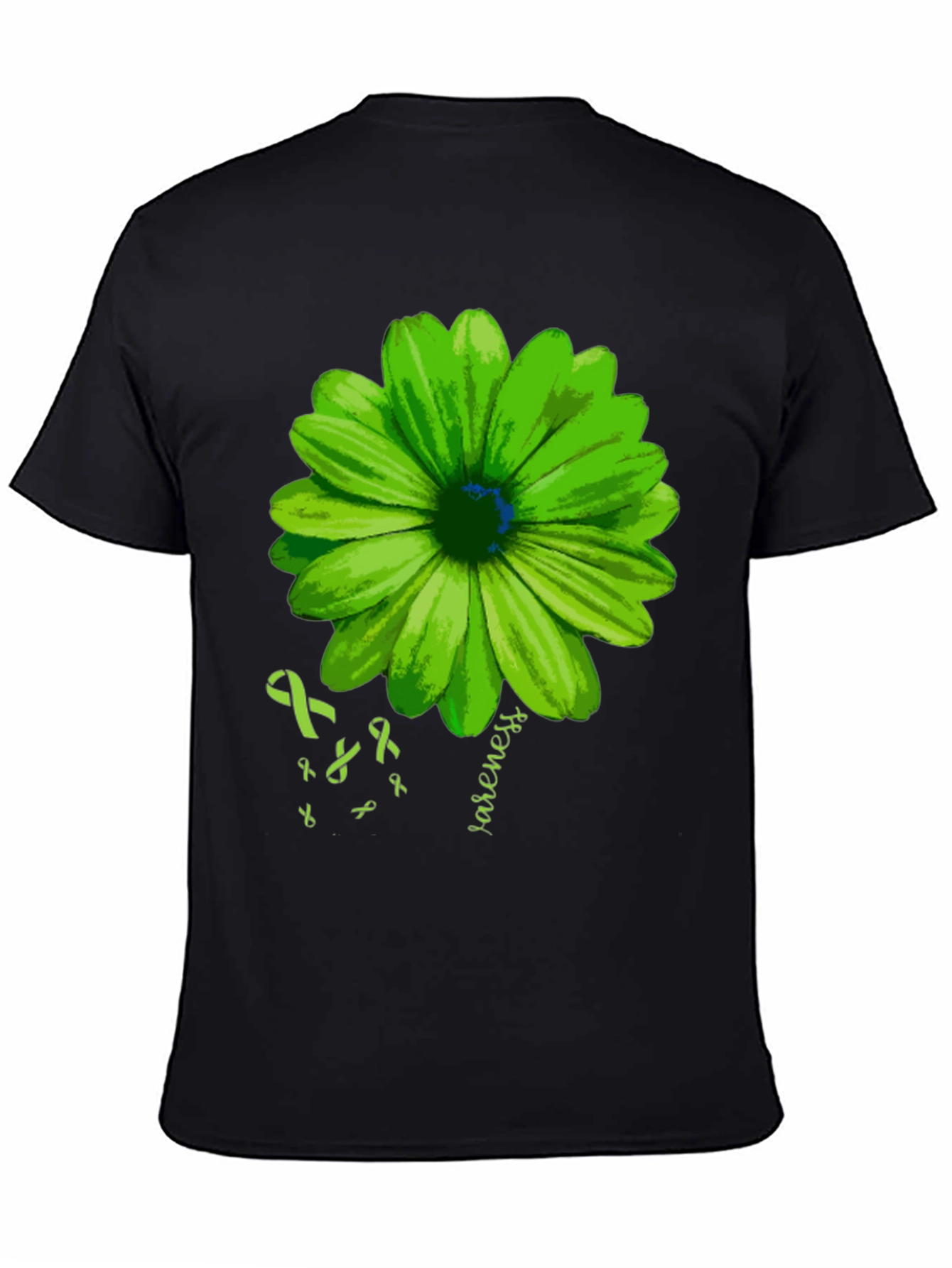 Green Flower Mental Health Awareness T-Shirt