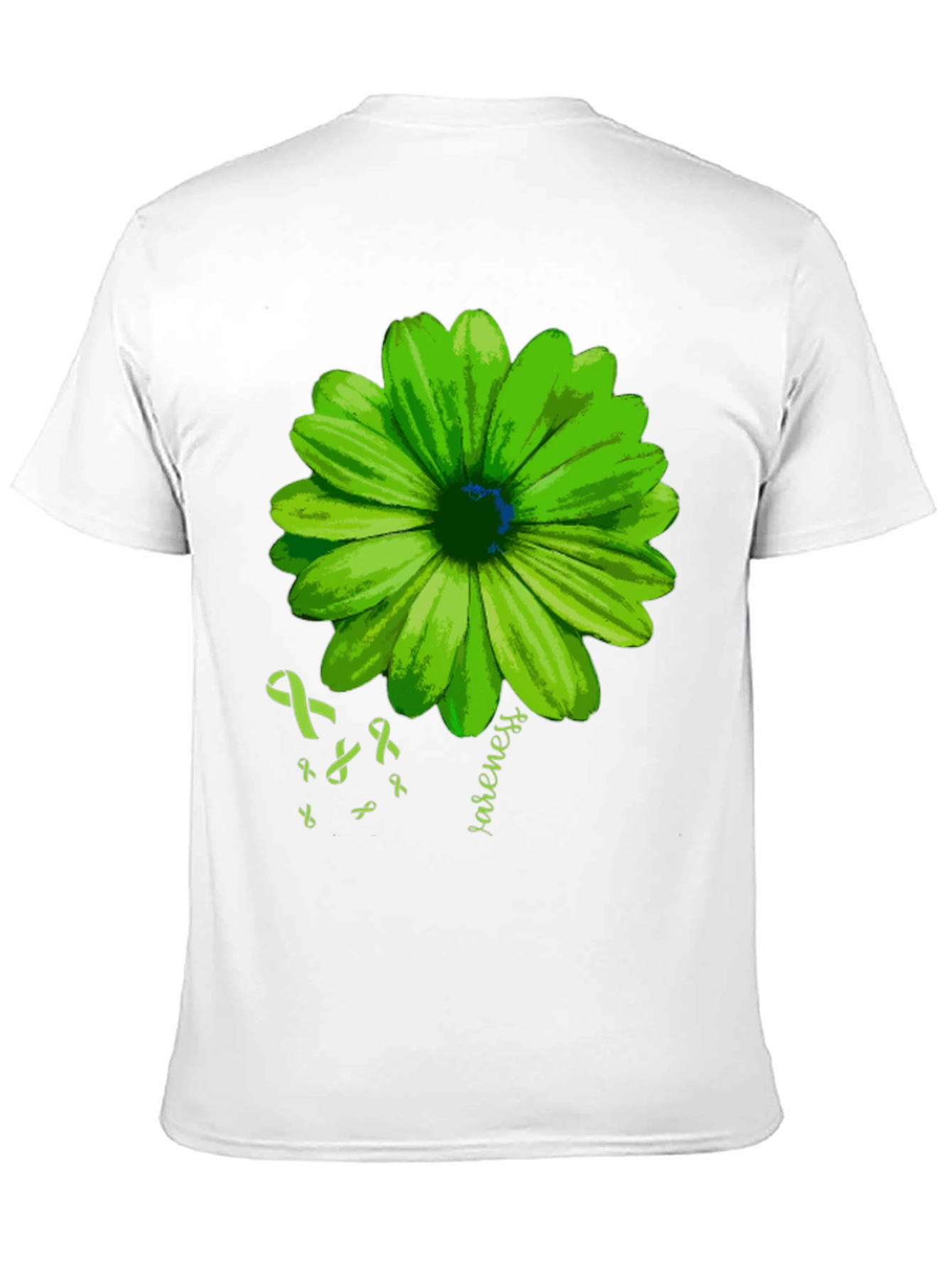 Green Flower Mental Health Awareness T-Shirt