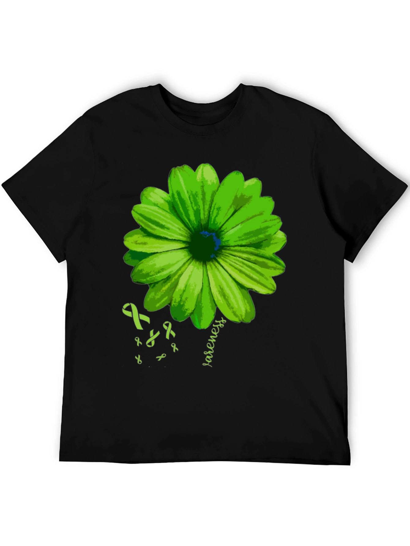 Green Flower Mental Health Awareness T-Shirt
