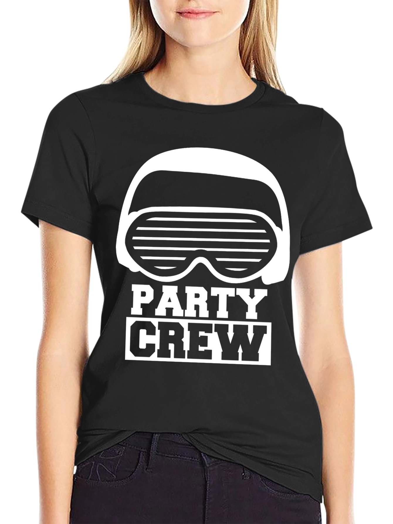 Party Crew Graphic Tee - Black T-Shirt