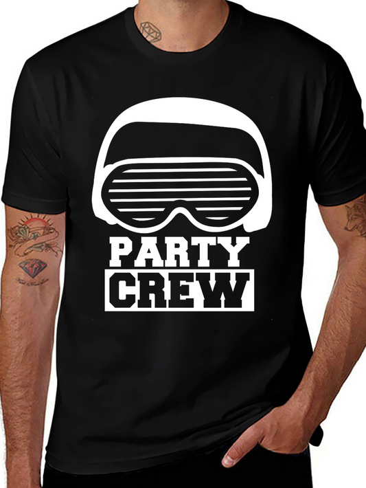 Party Crew Graphic Tee - Black T-Shirt