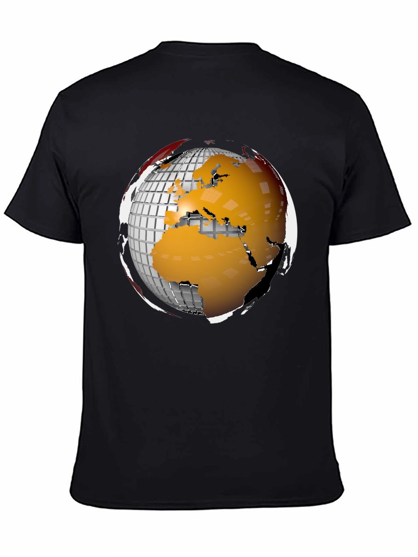 Globe Graphic Tee - Modern World Design T-Shirt