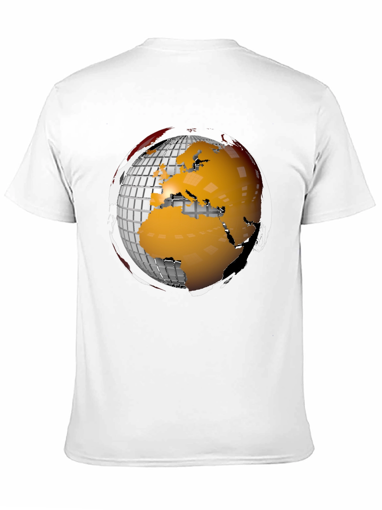 Globe Graphic Tee - Modern World Design T-Shirt