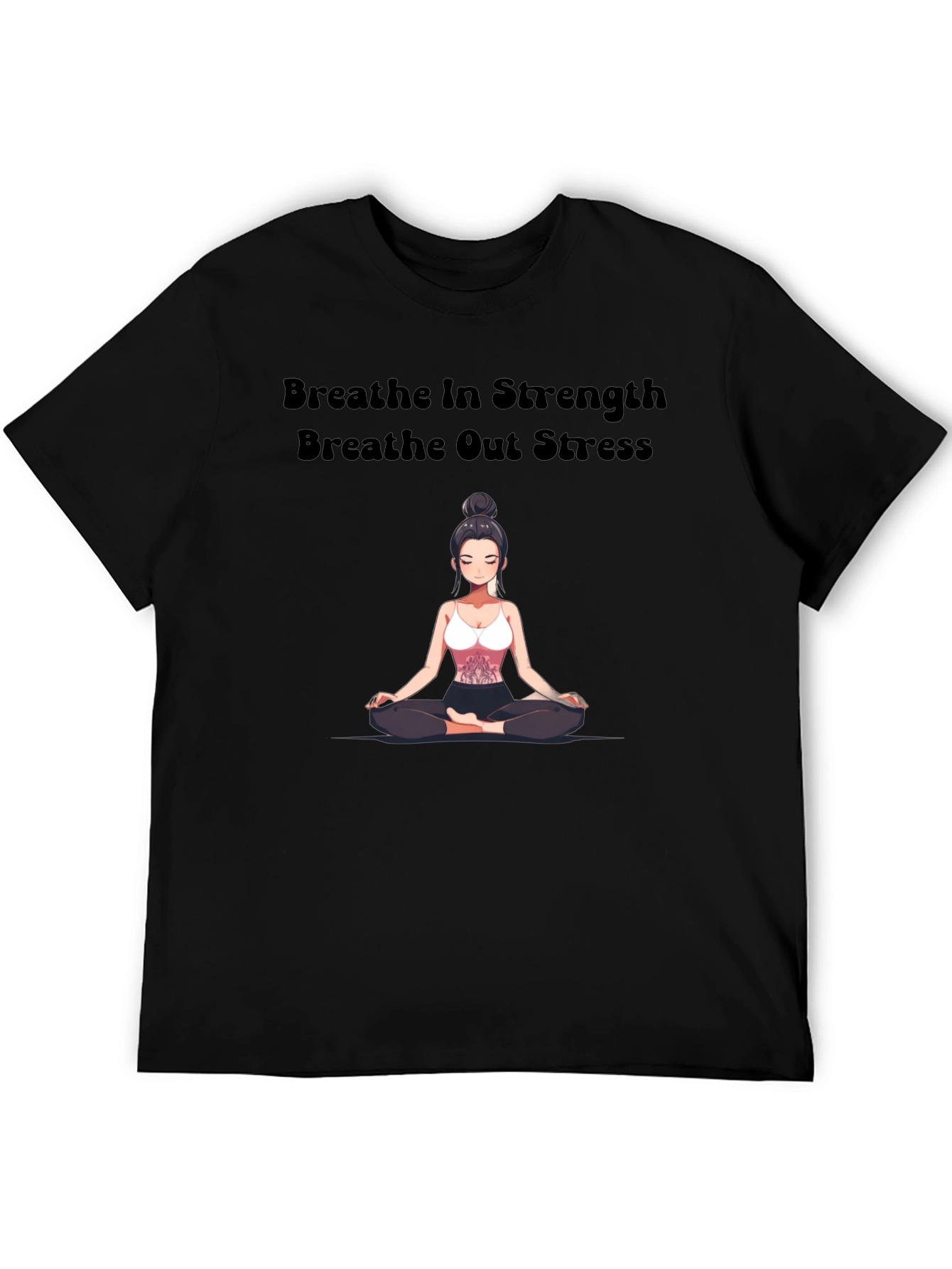 Breathe In Strength Graphic T-Shirt
