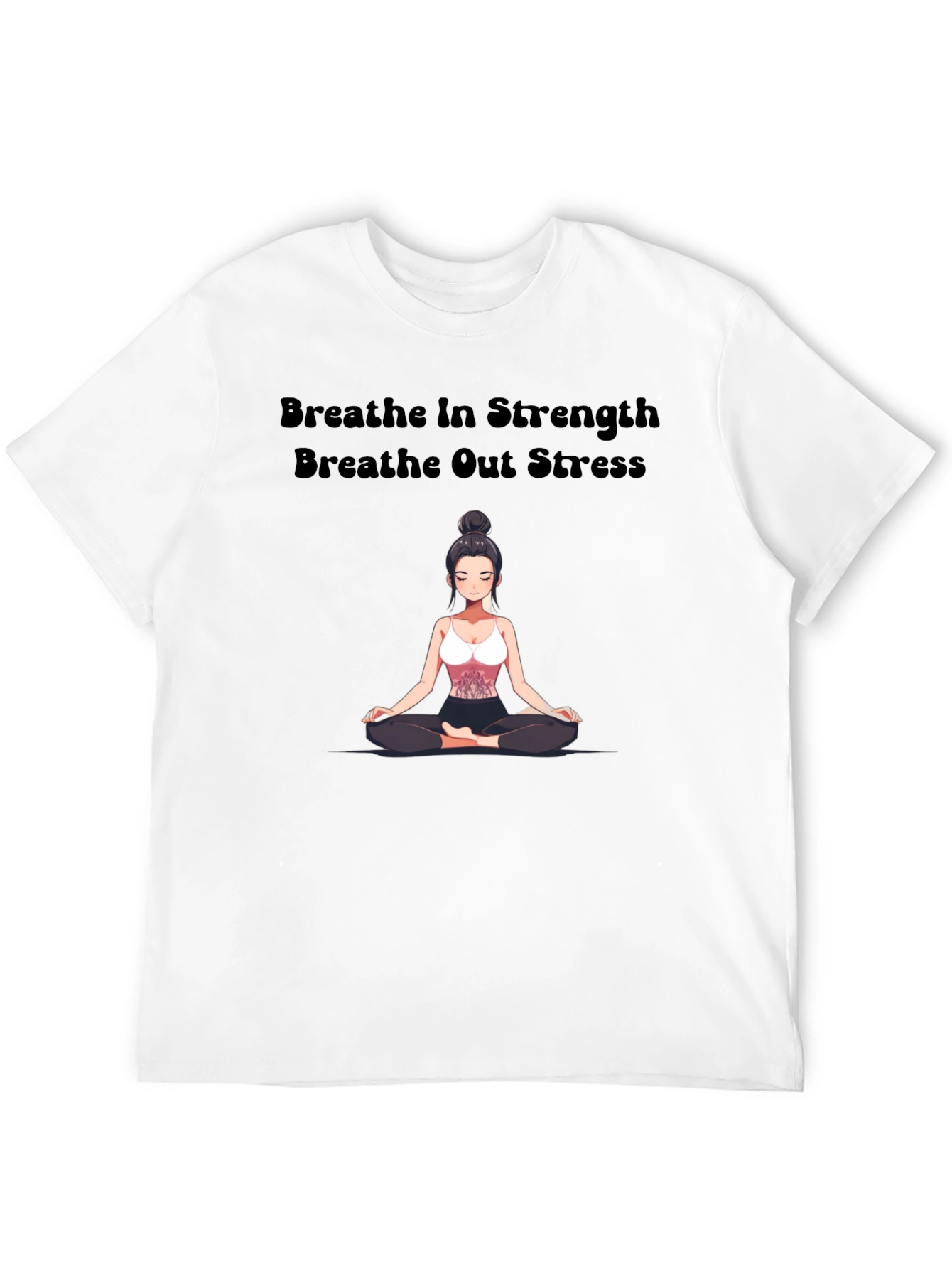 Breathe In Strength Graphic T-Shirt