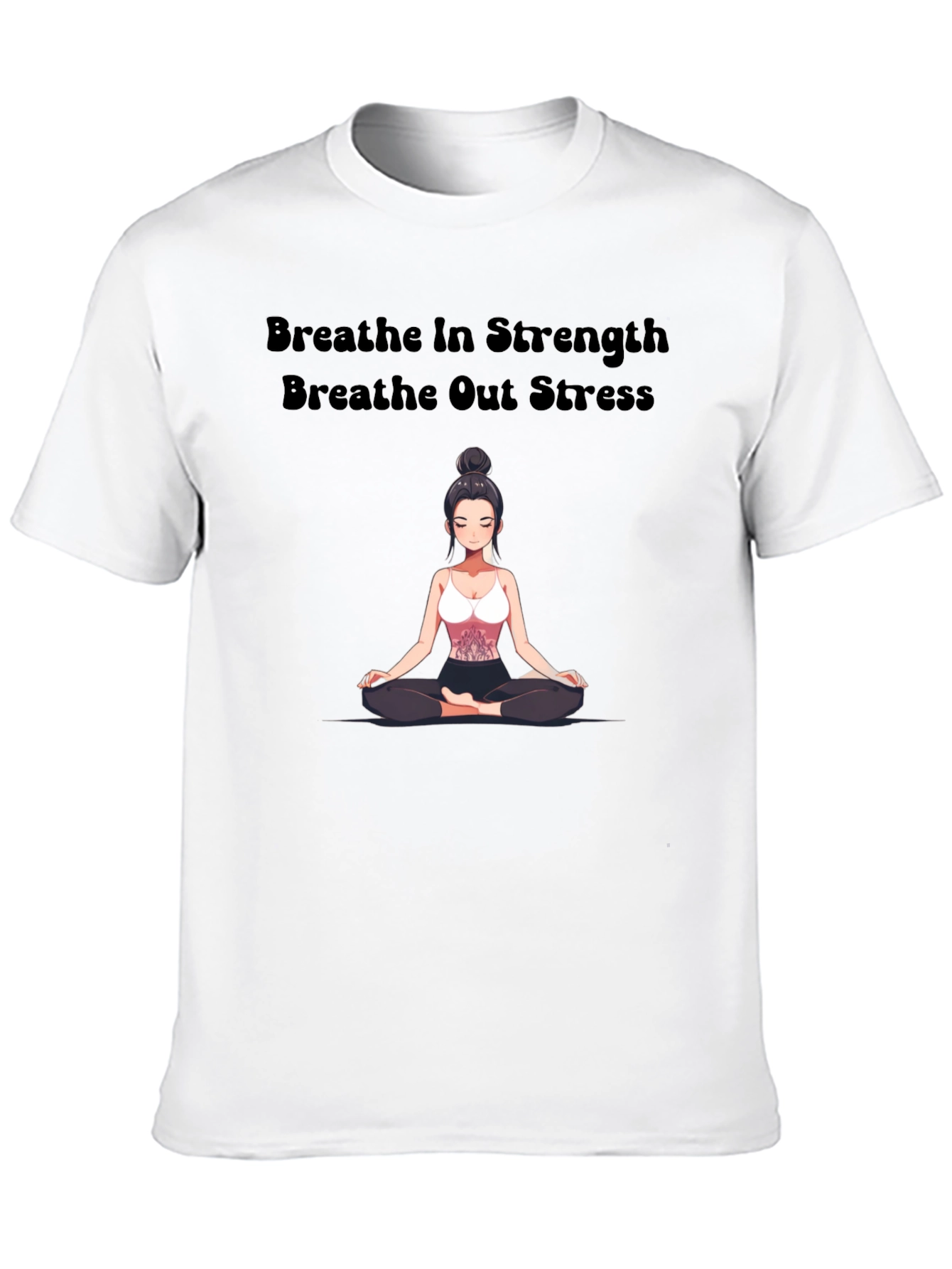 Breathe In Strength Graphic T-Shirt