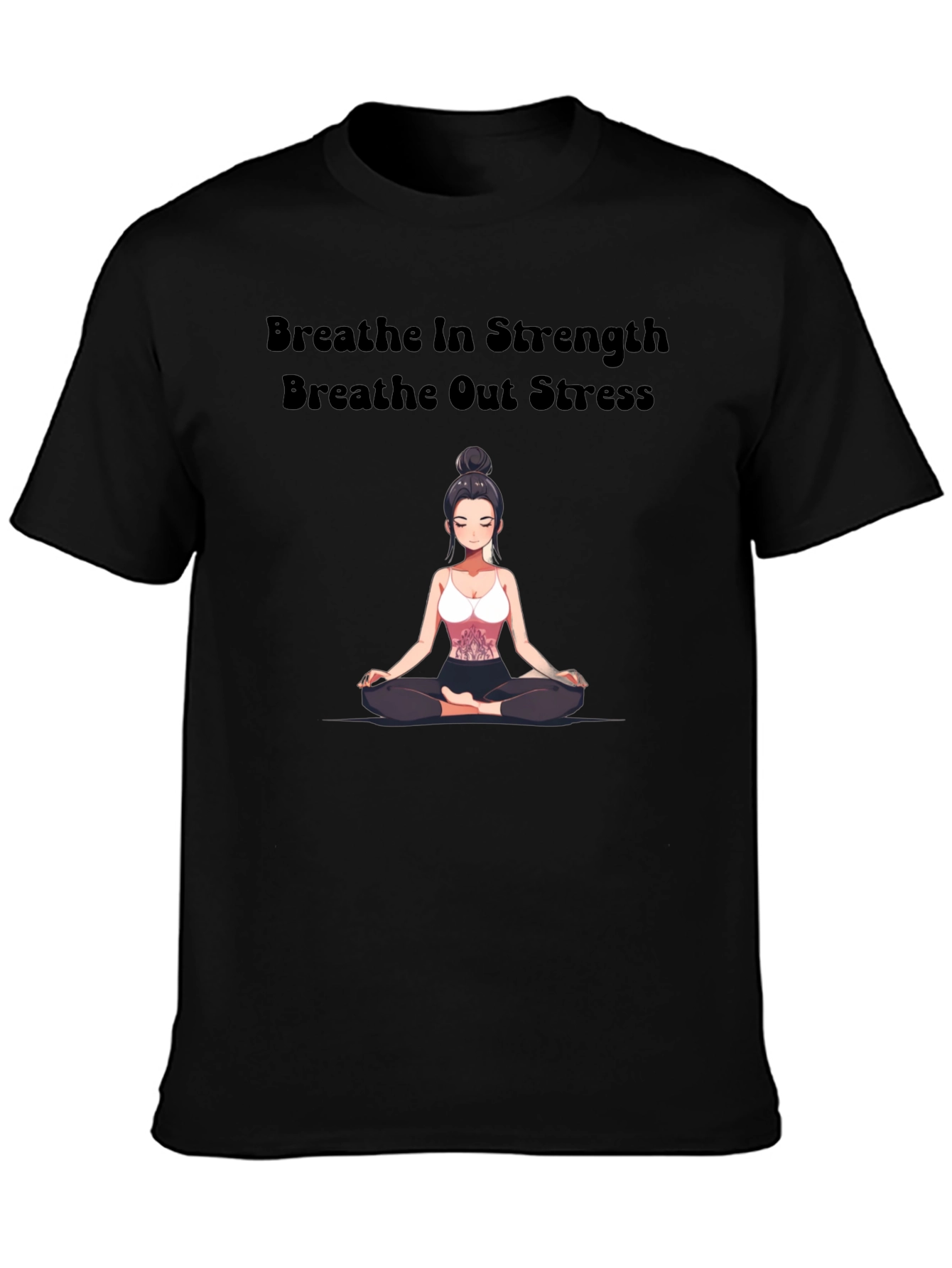 Breathe In Strength Graphic T-Shirt