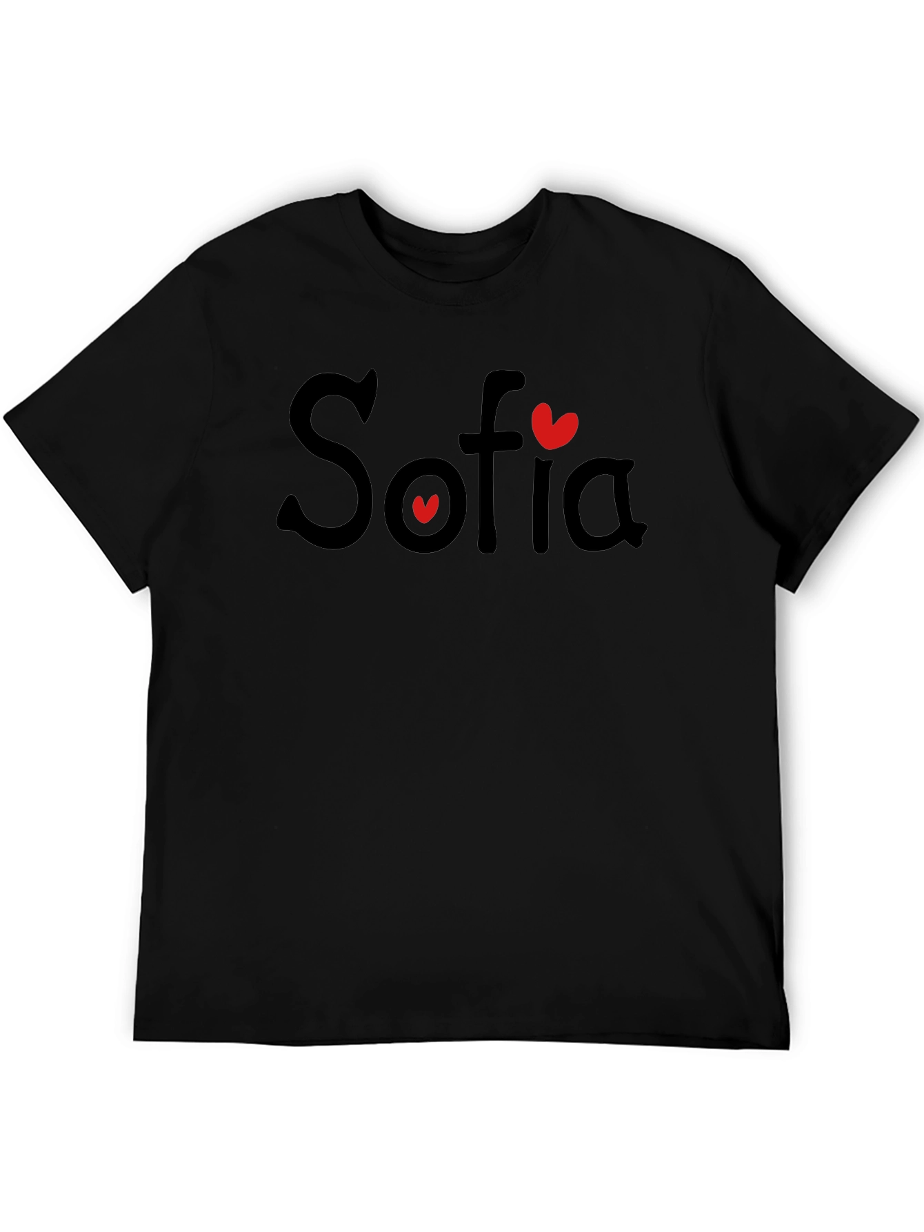 Sofia Heart T-Shirt - Personalized Name Tee