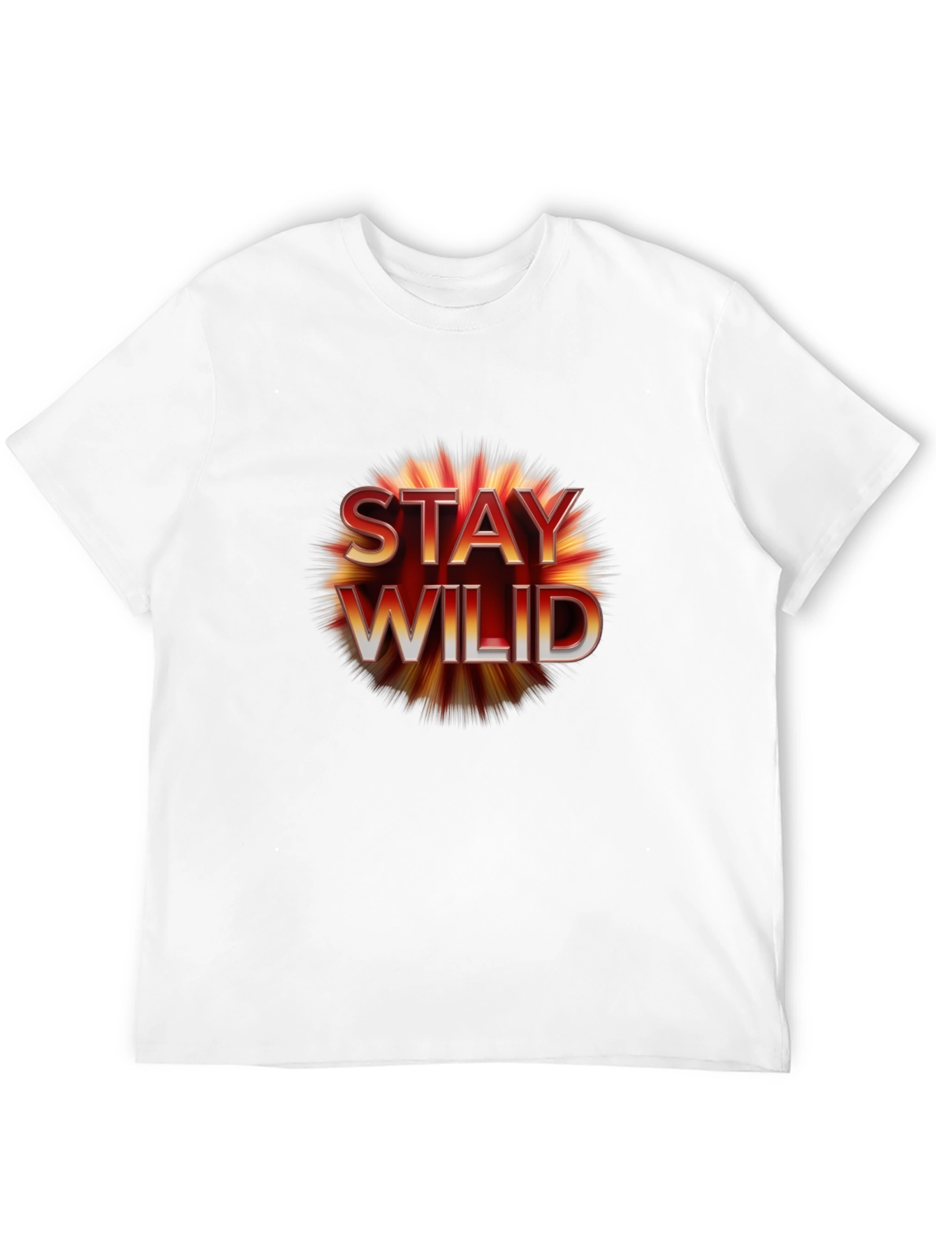 Stay Wild Graphic Tee - Black Unisex T-Shirt
