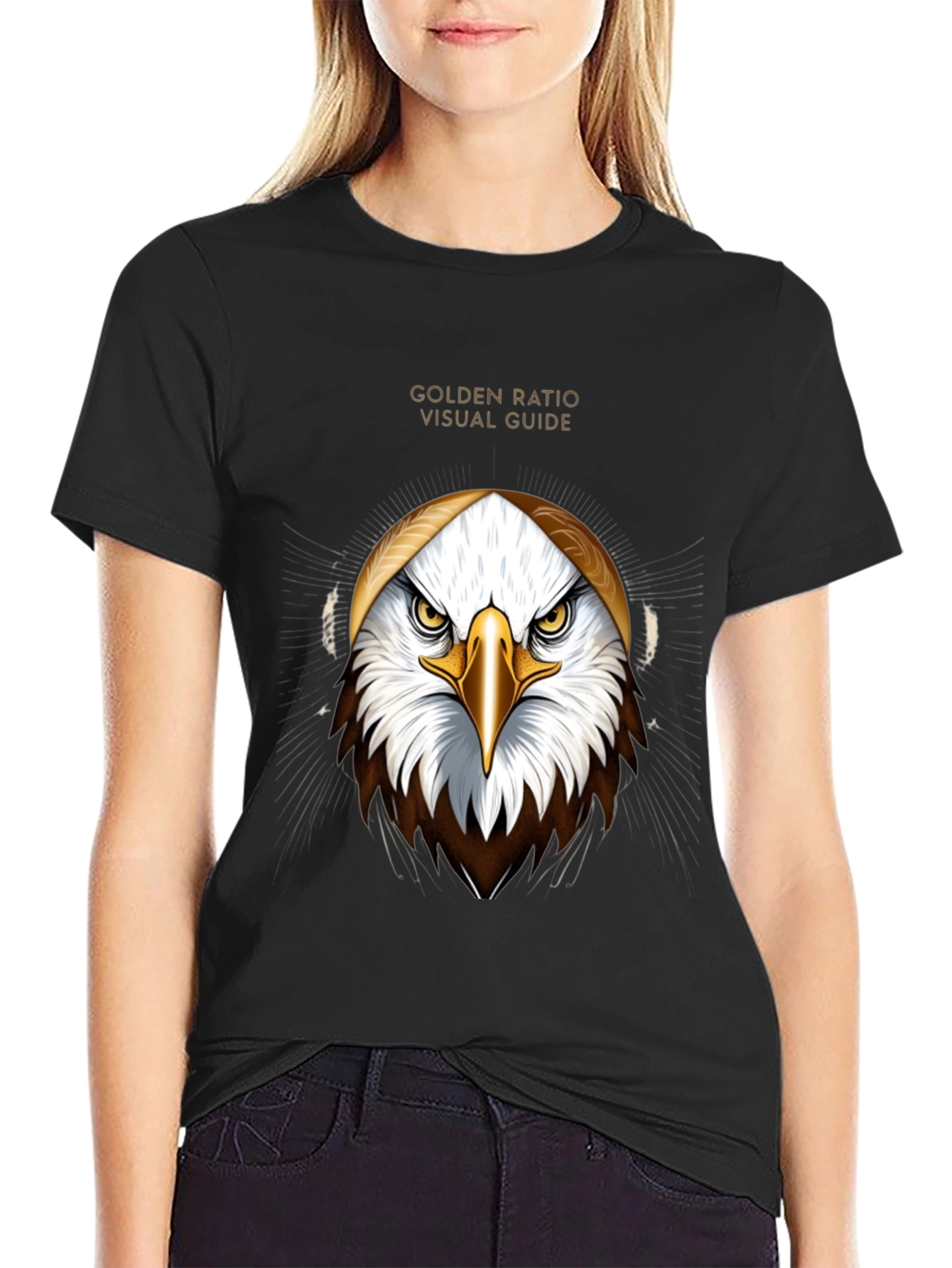 Golden Ratio Eagle Graphic Tee - Visual Guide