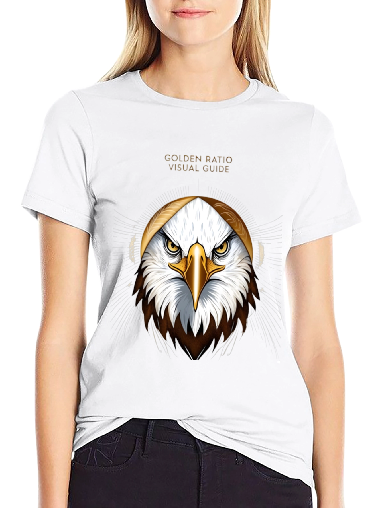 Golden Ratio Eagle Graphic Tee - Visual Guide
