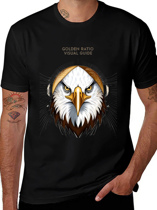 Golden Ratio Eagle Graphic Tee - Visual Guide