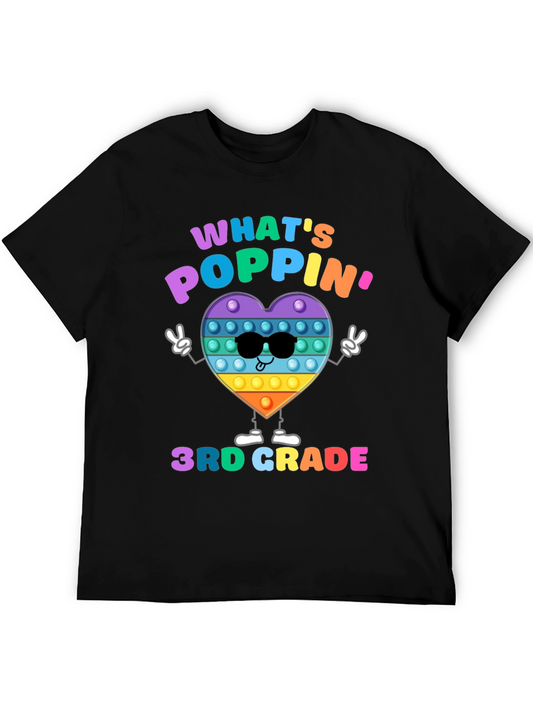 Whats Poppin 3rd Grade T-Shirt