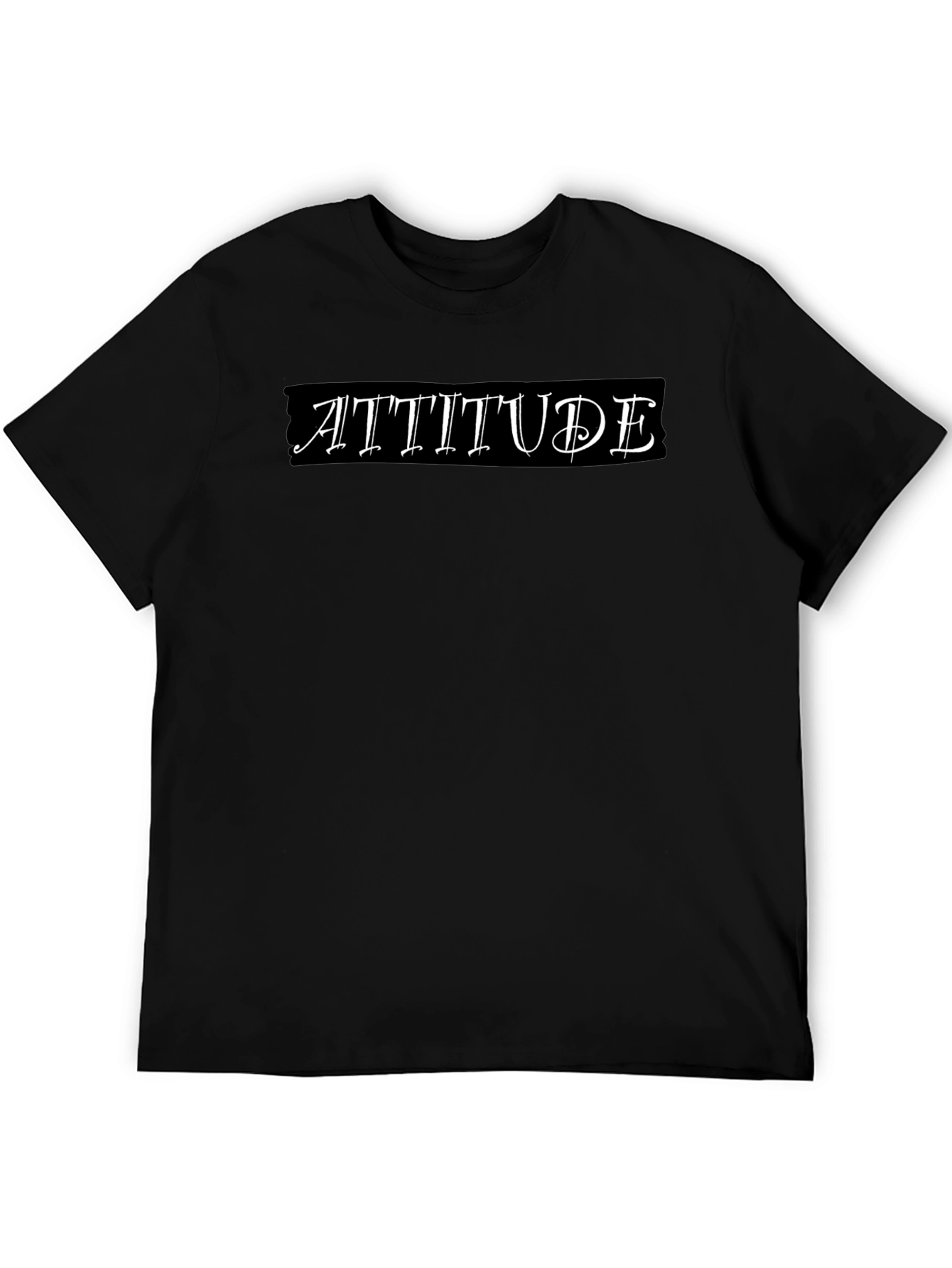 Attitude Graphic Tee - Classic Black