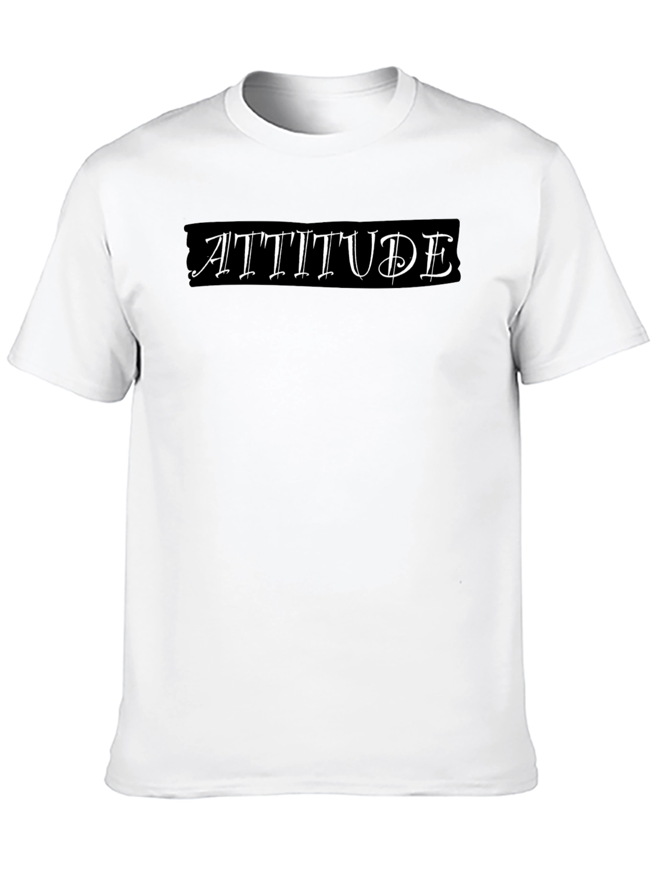 Attitude Graphic Tee - Classic Black