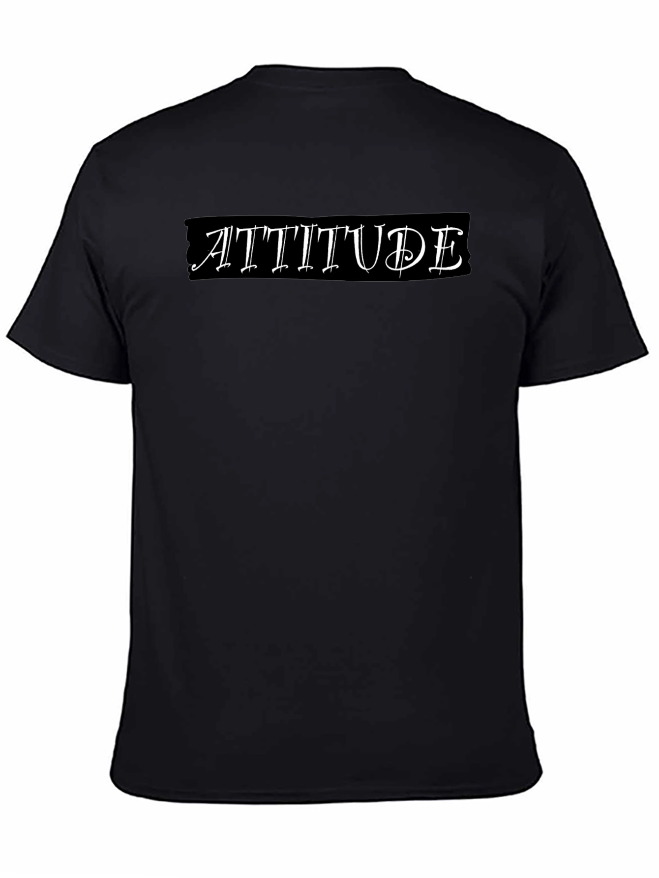 Attitude Graphic Tee - Classic Black
