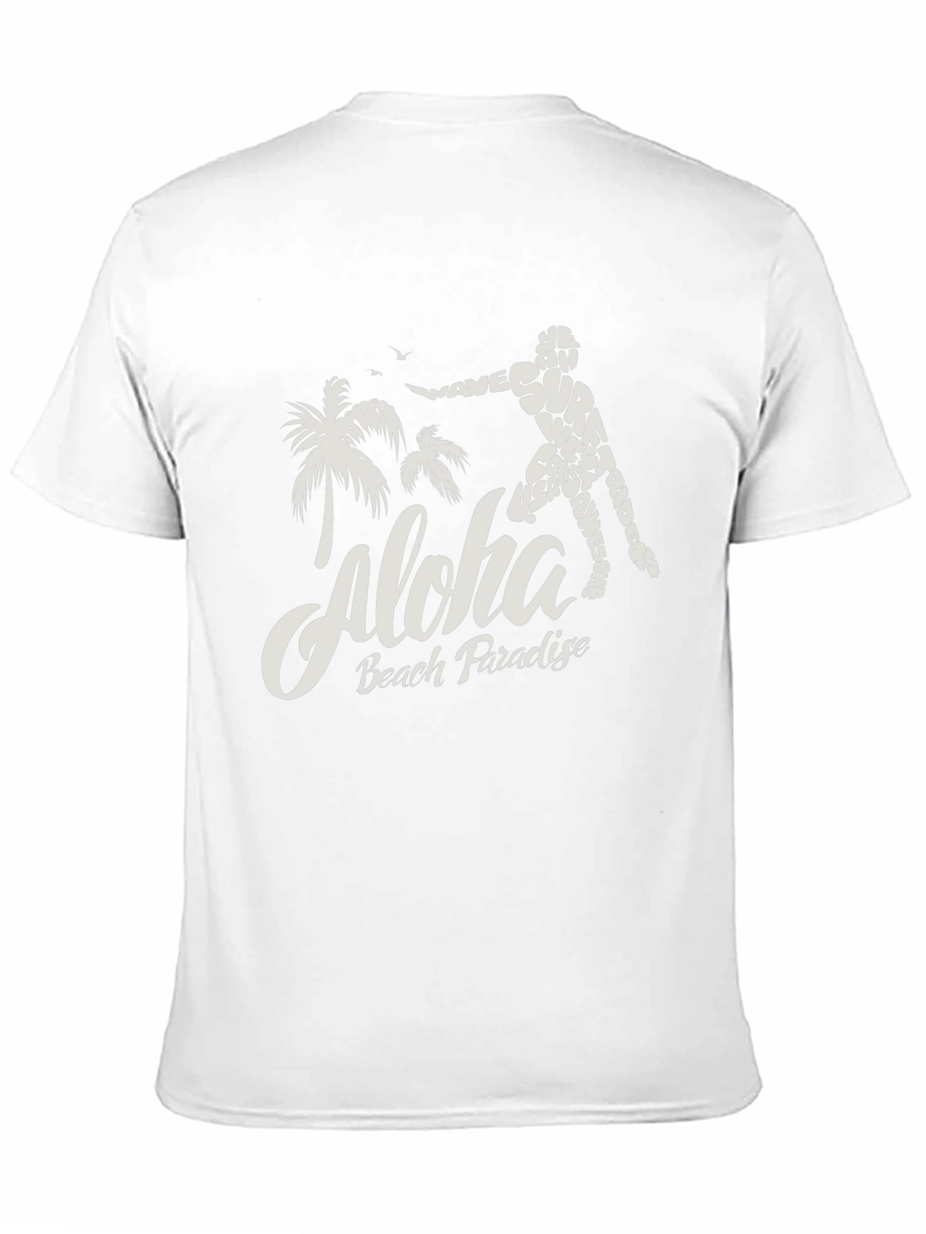 Aloha Beach Paradise T-Shirt - Surfing Design