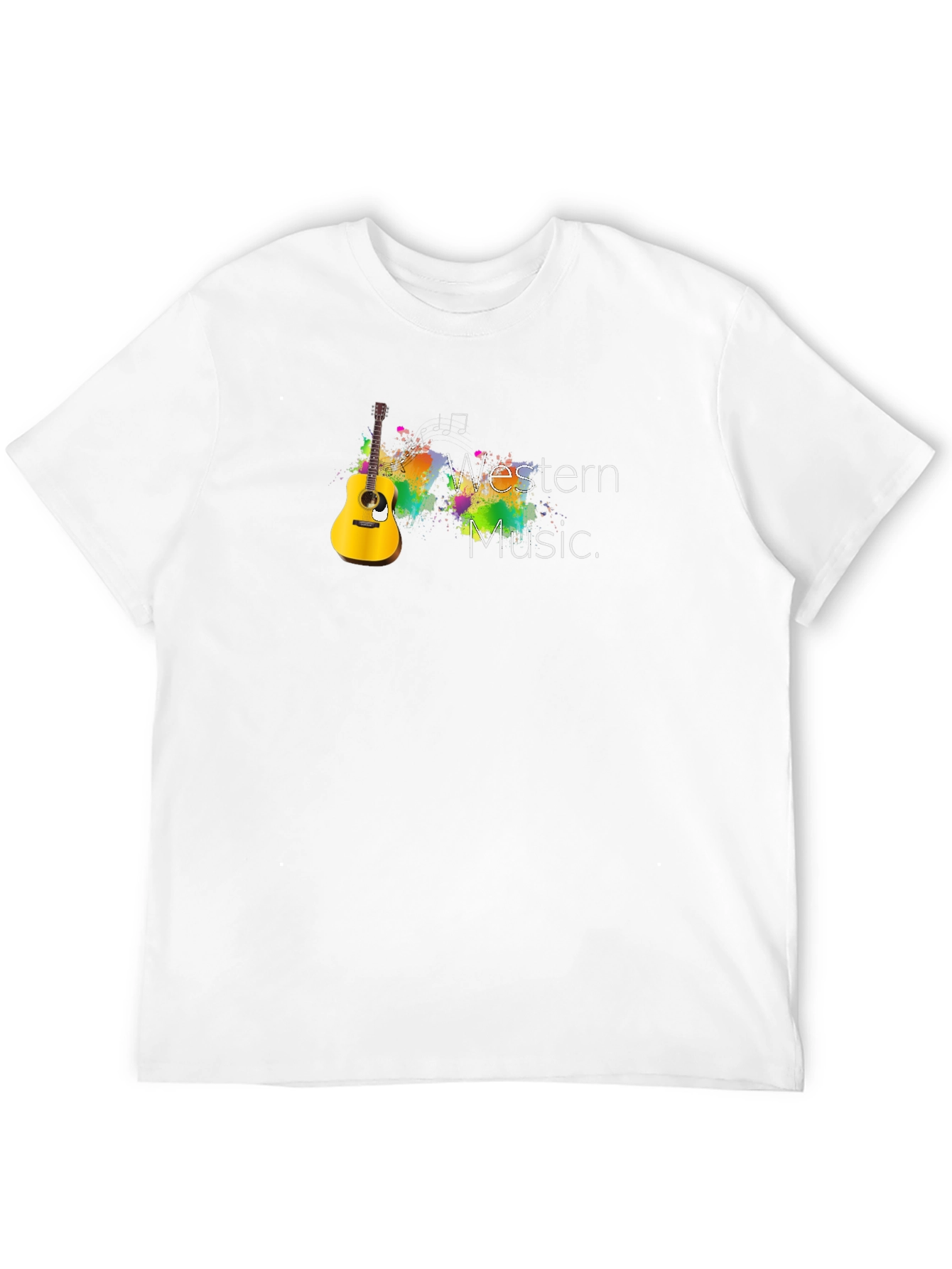 Western Music Graphic Tee - Black