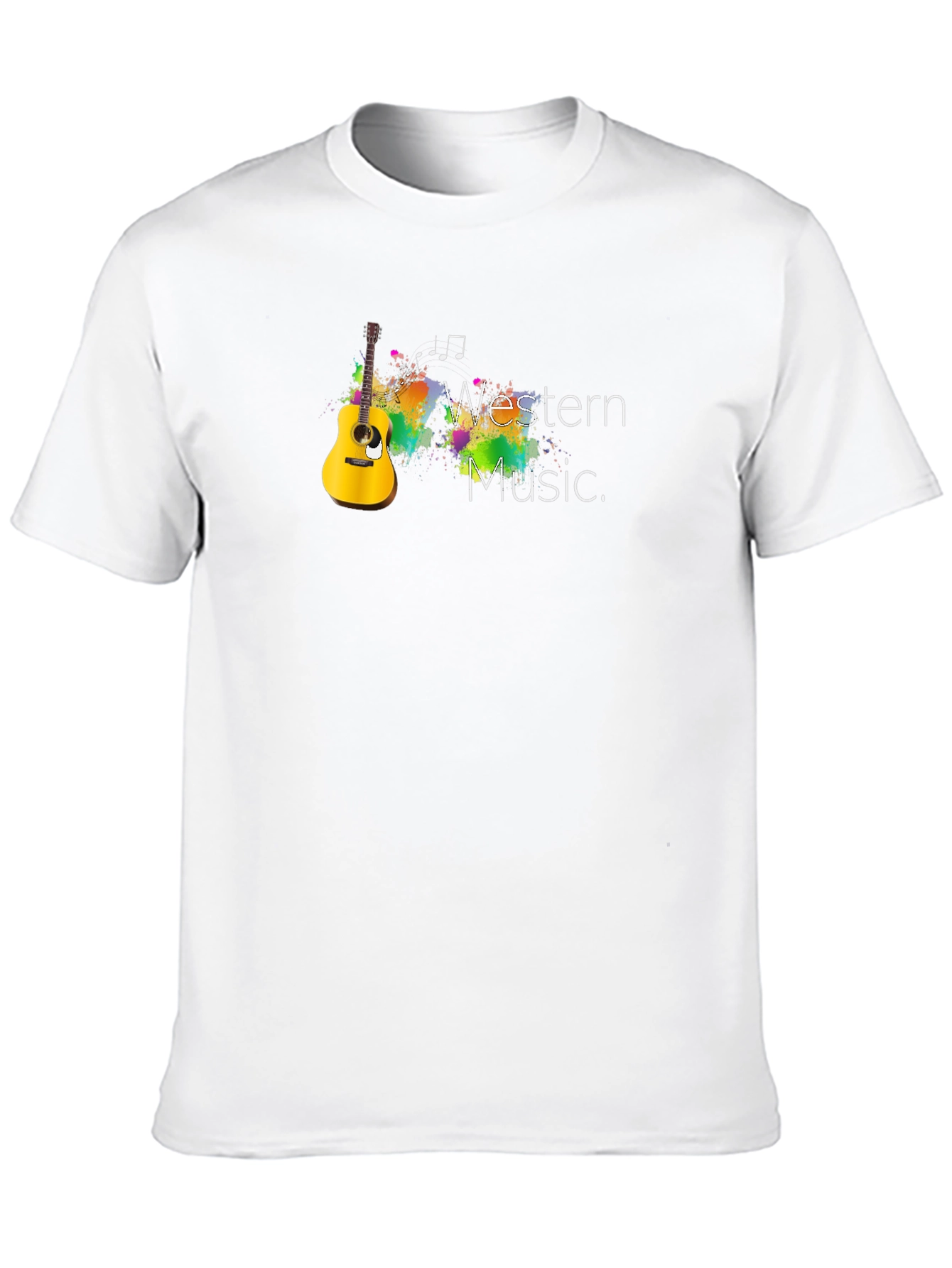 Western Music Graphic Tee - Black