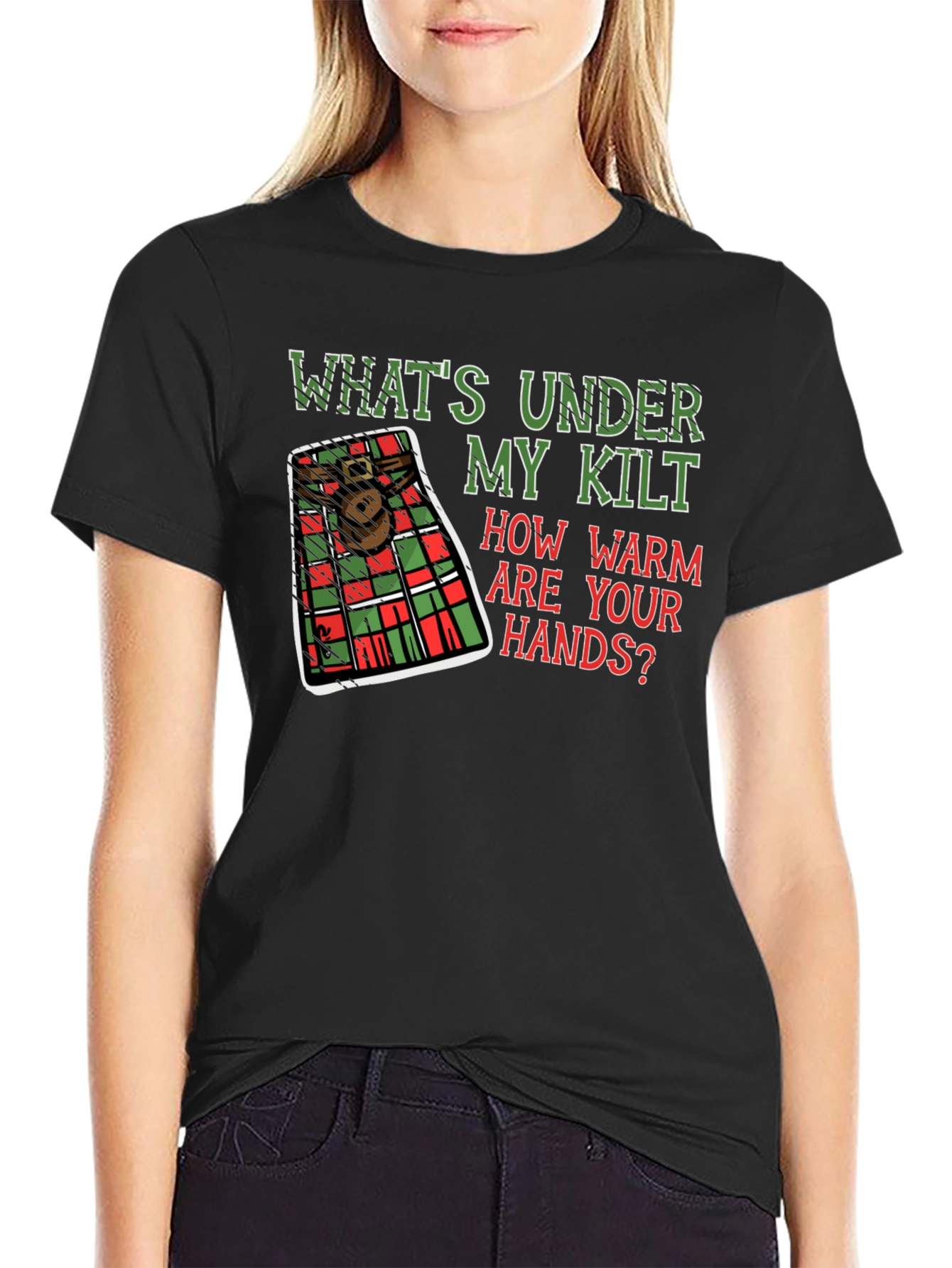Whats Under My Kilt T-Shirt Scottish Humor