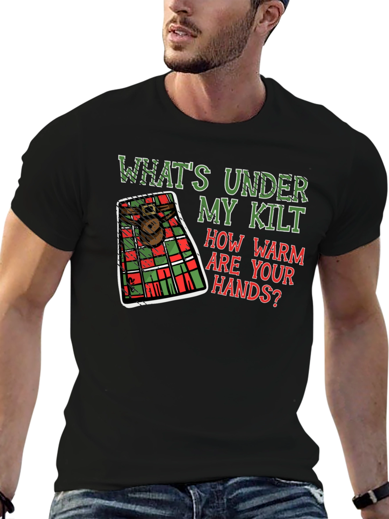 Whats Under My Kilt T-Shirt Scottish Humor