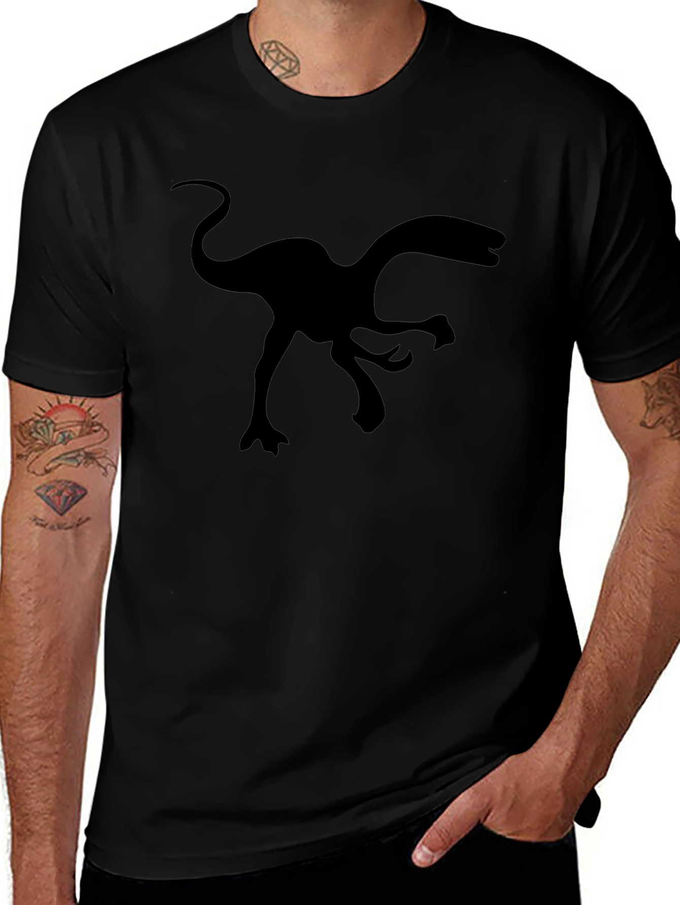 Black Dino T-Shirt