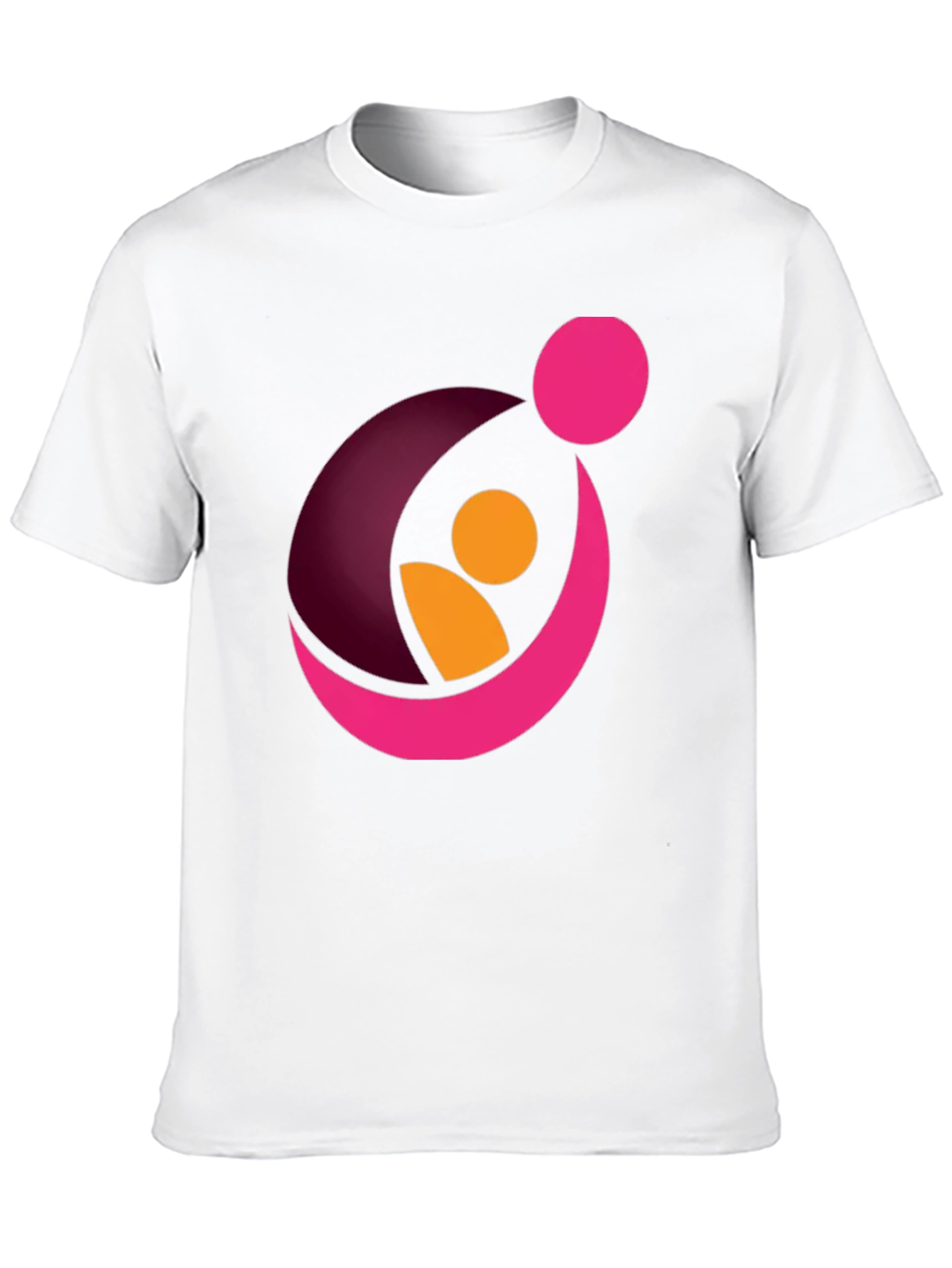 Abstract Family Graphic Tee - Black