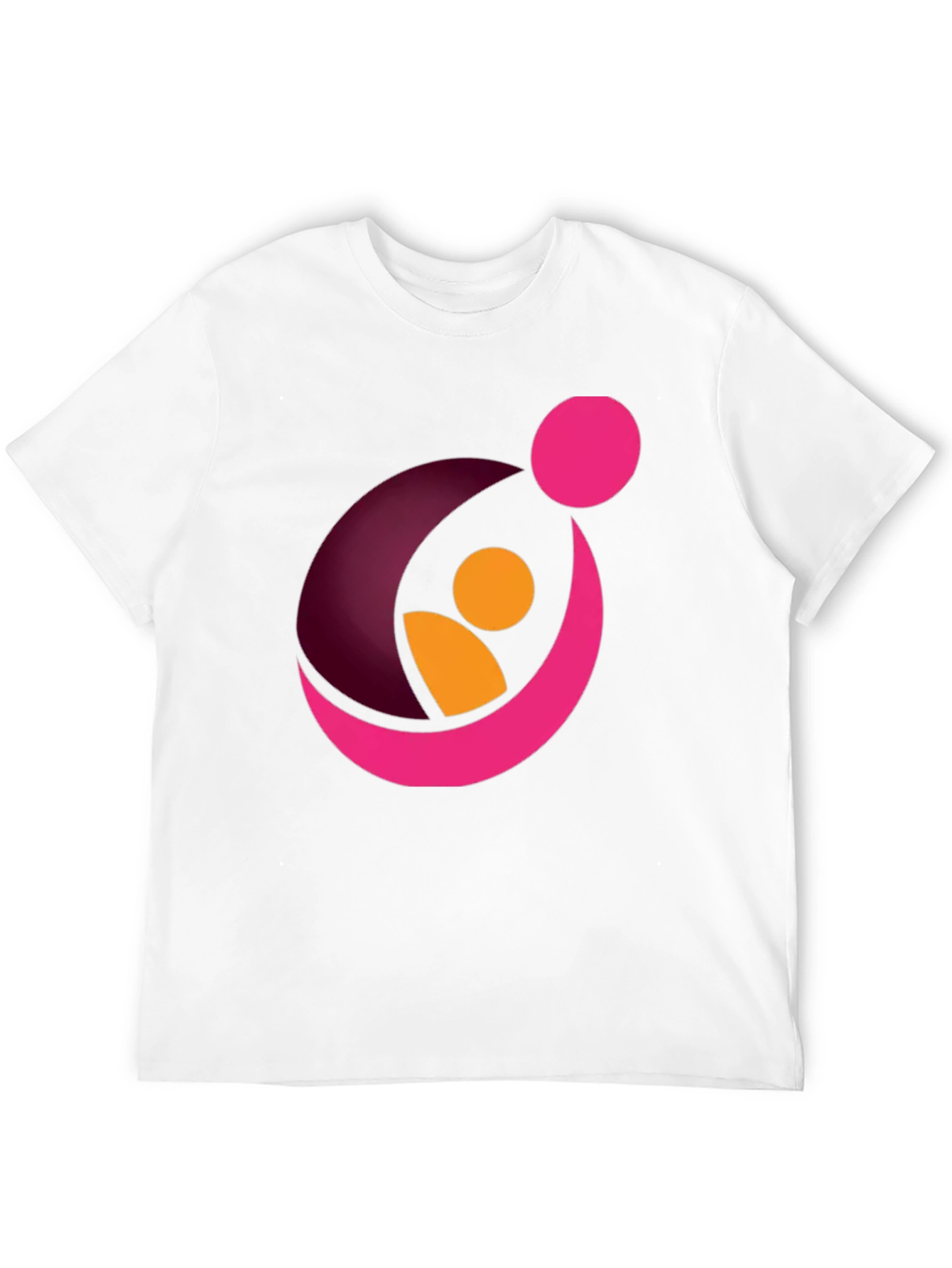 Abstract Family Graphic Tee - Black