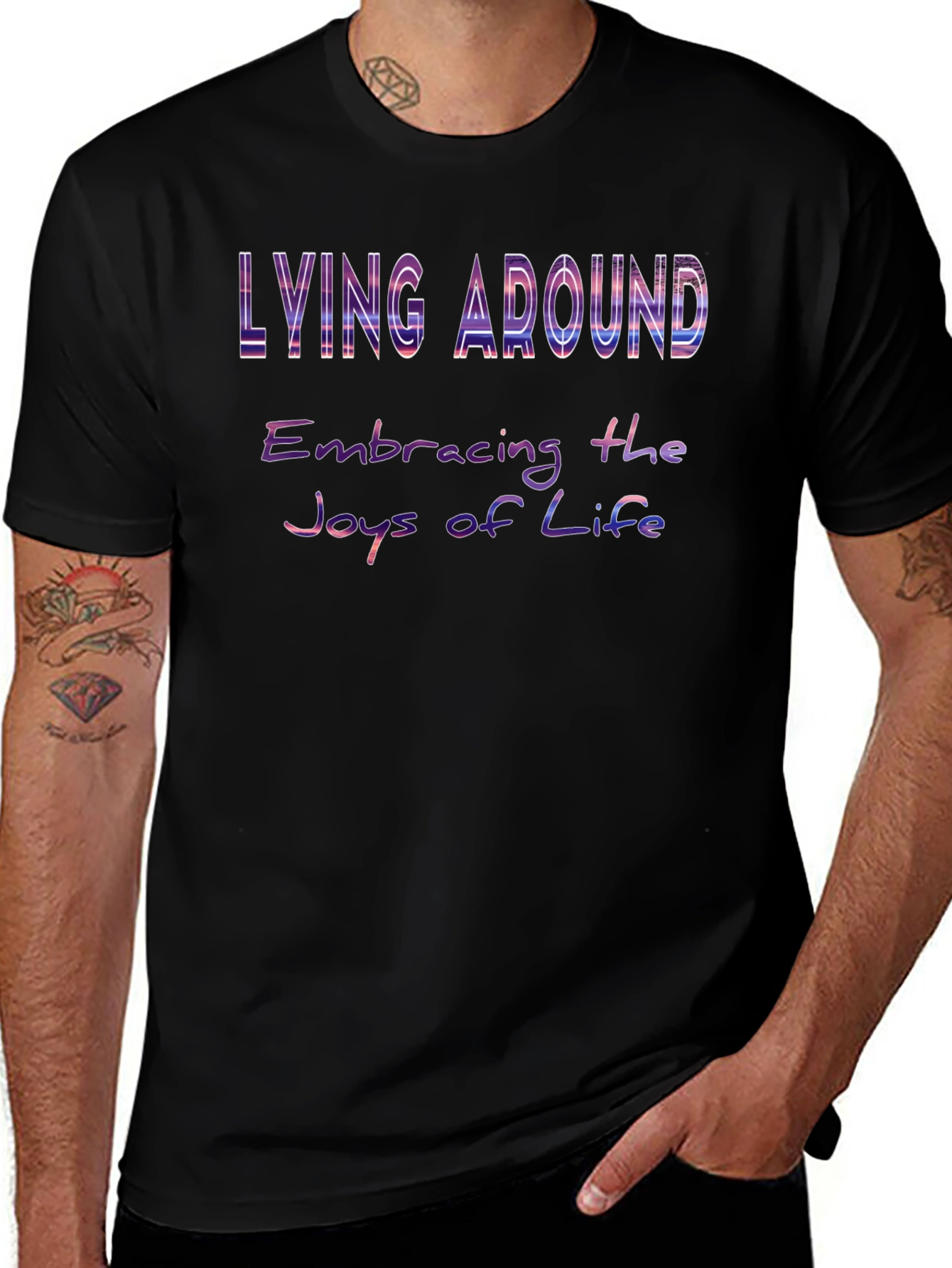 Lying Around Graphic Tee