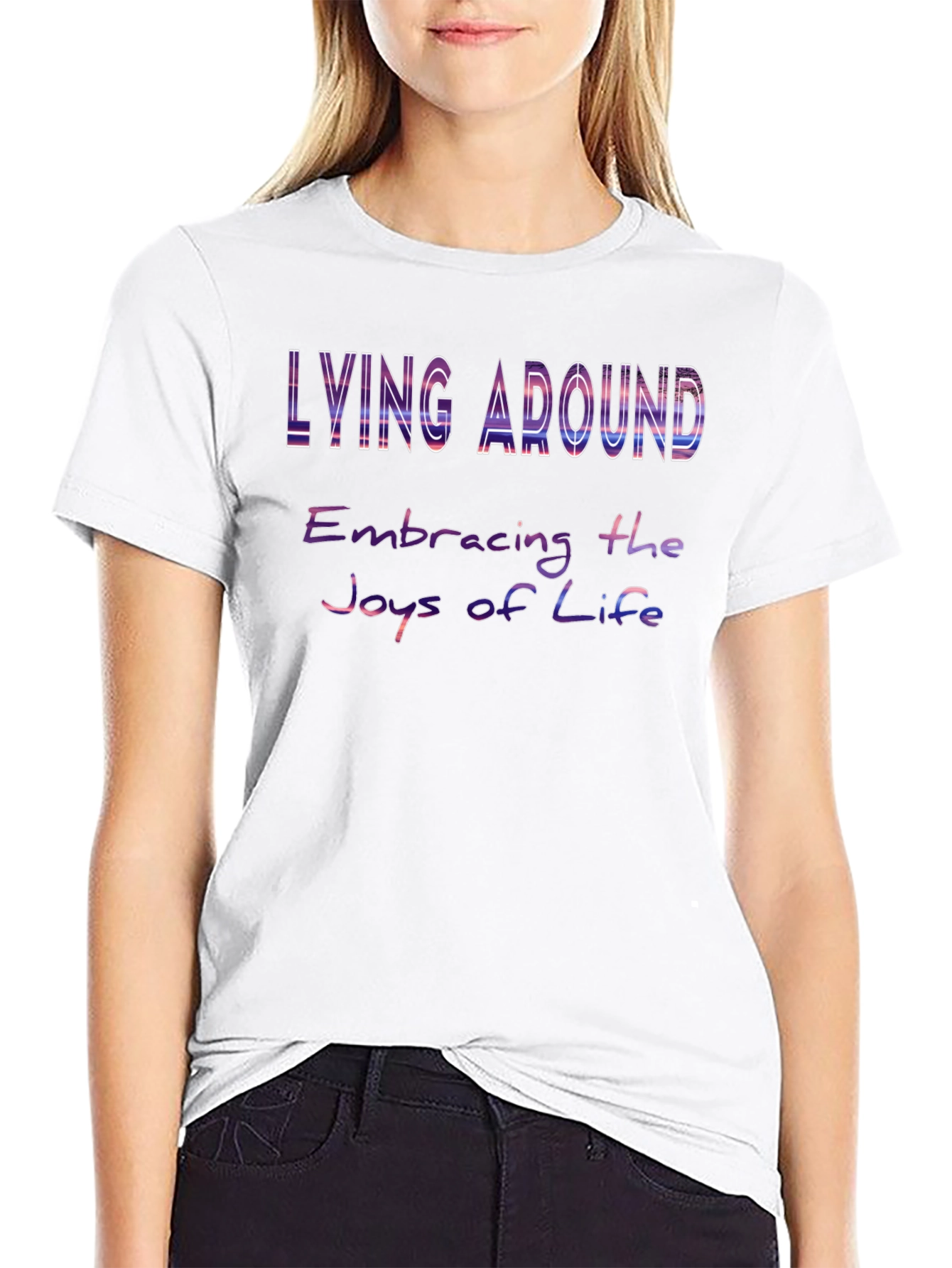 Lying Around Graphic Tee
